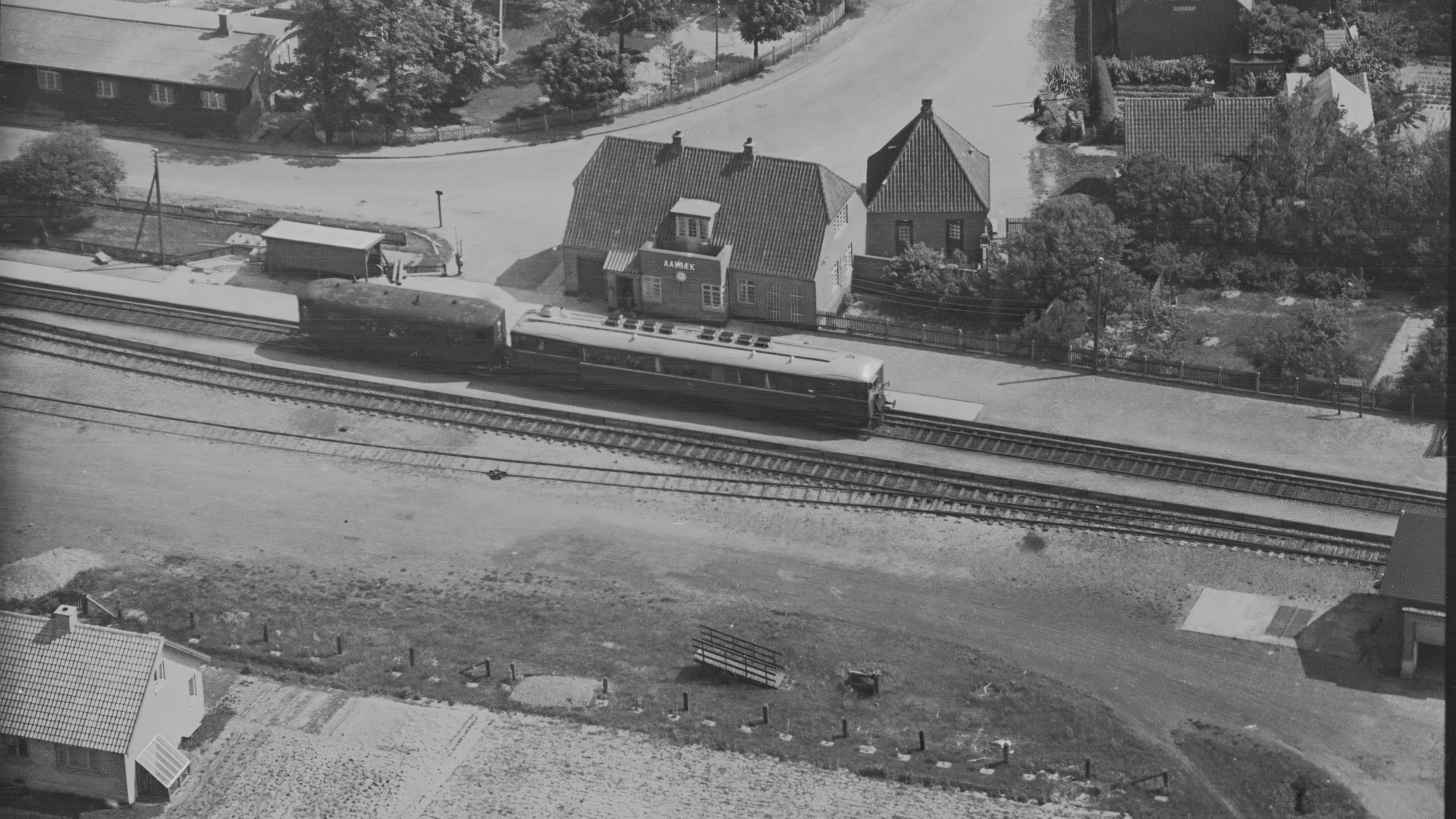 Billede af Ålbæk Station.