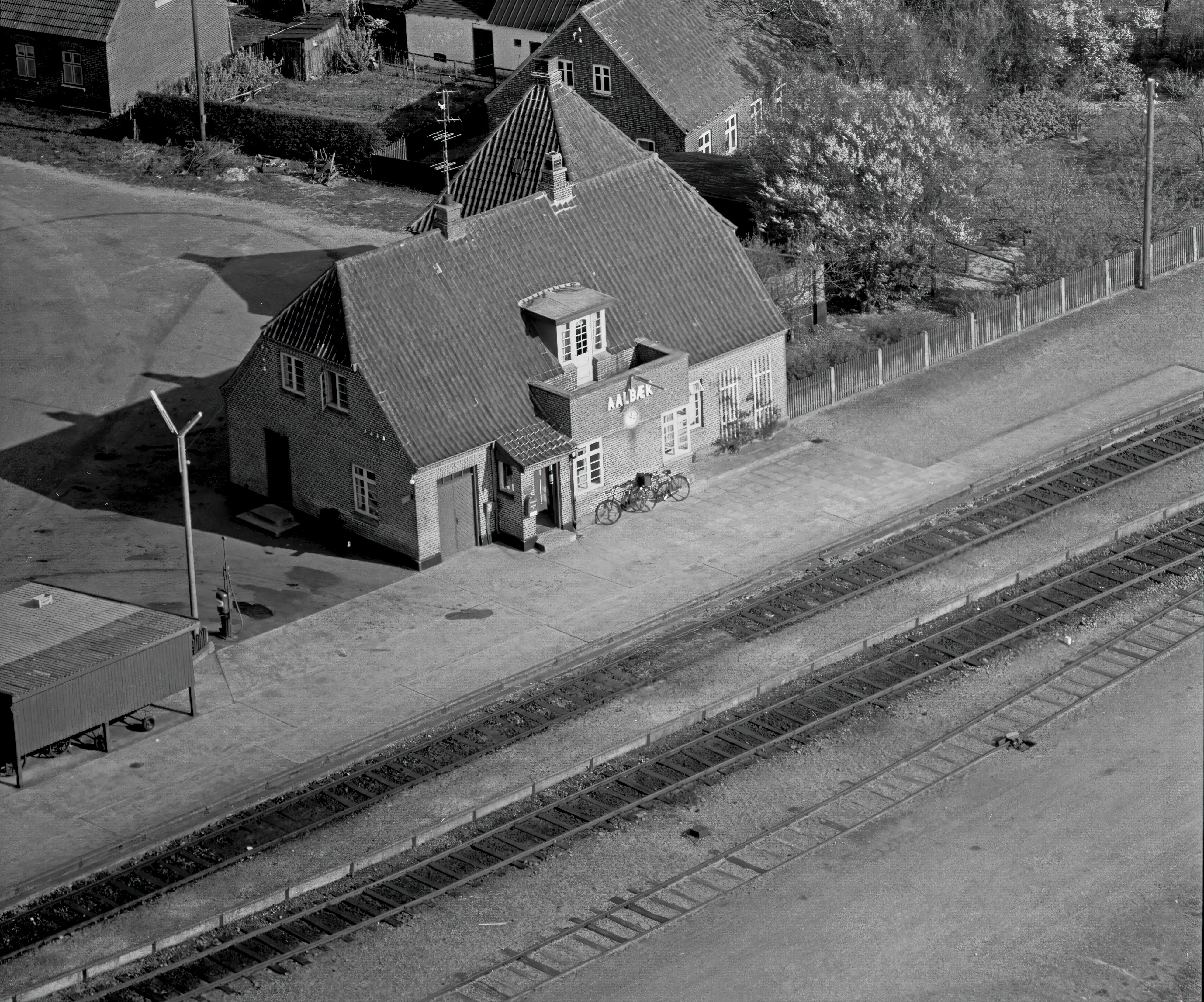 Billede af Ålbæk Station.