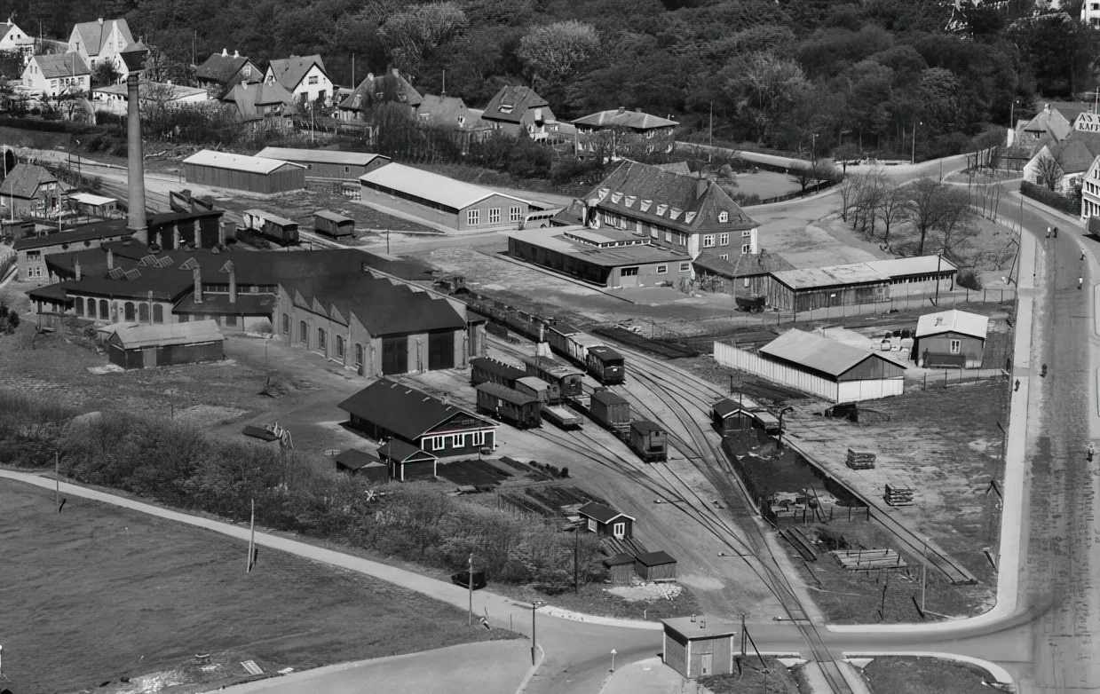 Billede af Hjørring Vestbanegård.