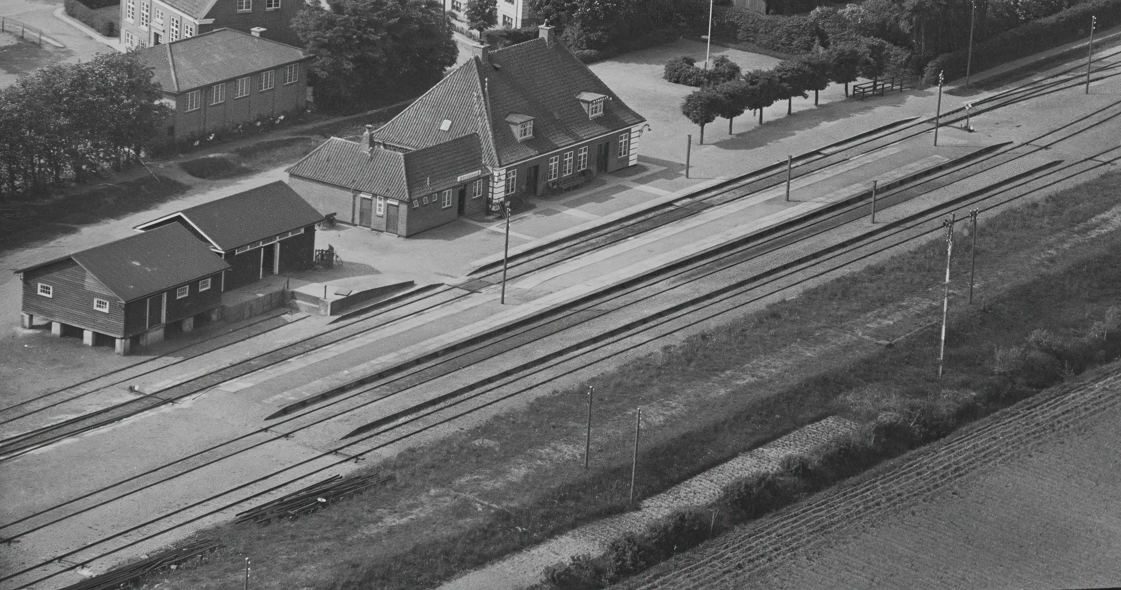 Billede af Østervrå Station. Billede af Østervrå Station.
