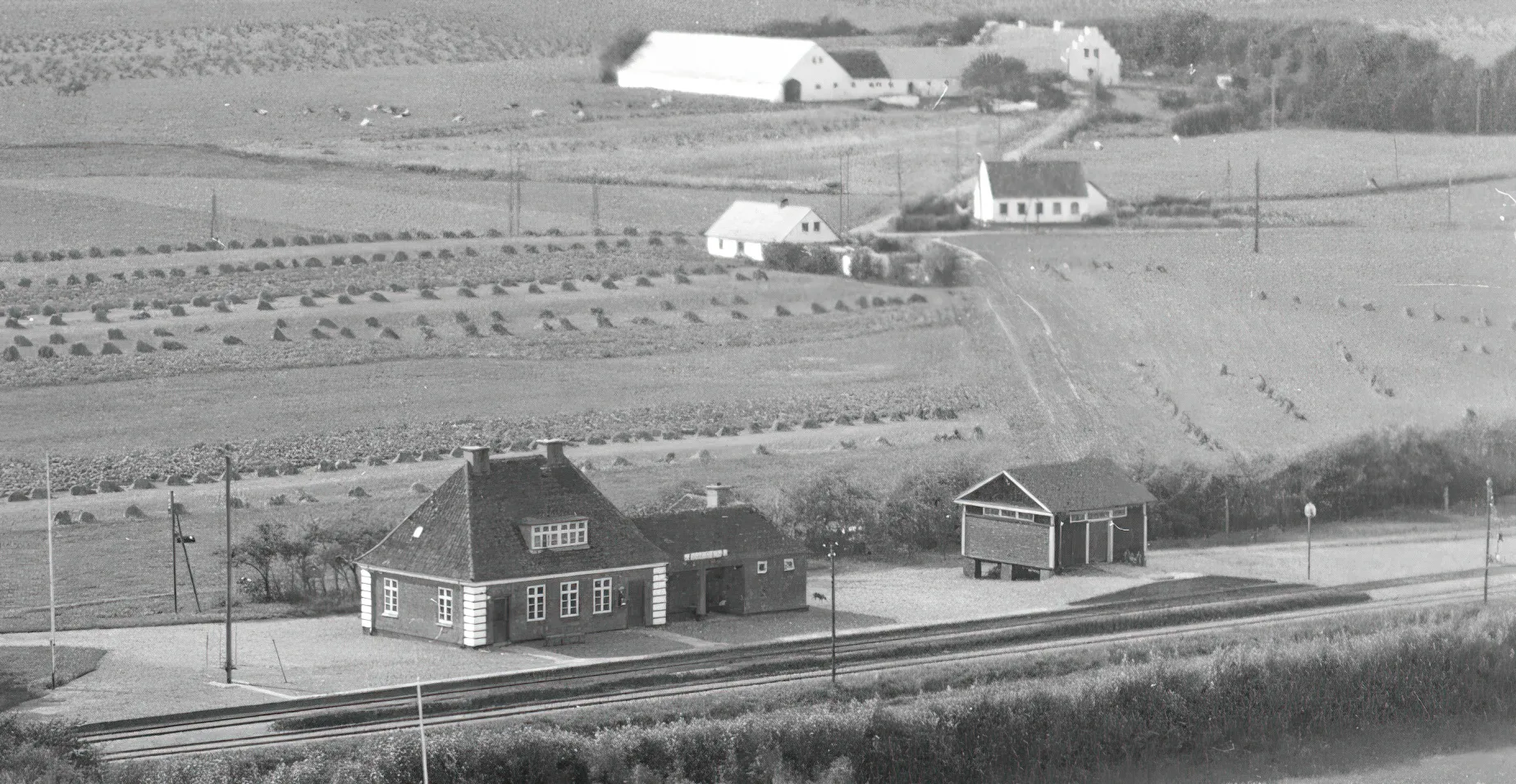 Billede af Gjølstrup Station.