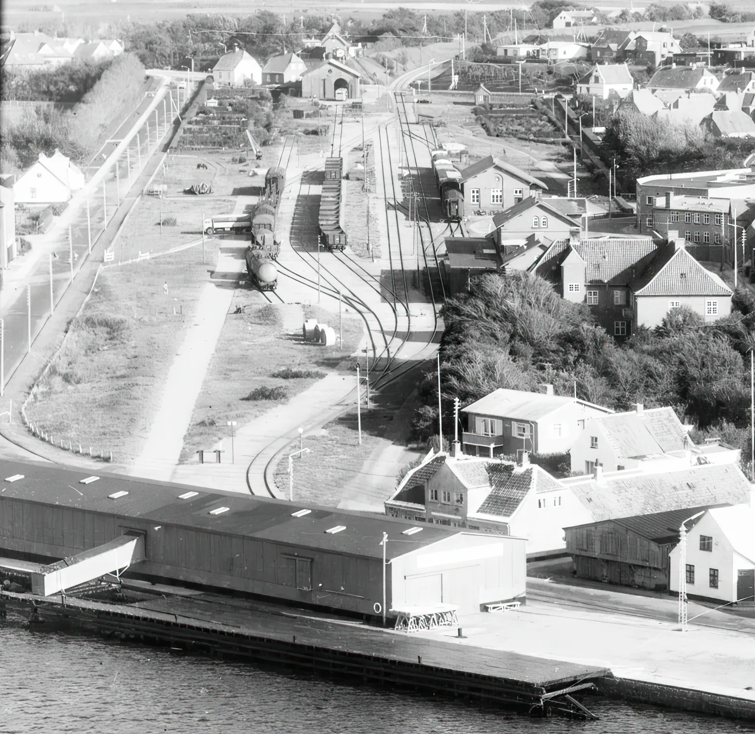 Billede af Løgstør Stations sporareal. Billede af Løgstør Stations sporareal.