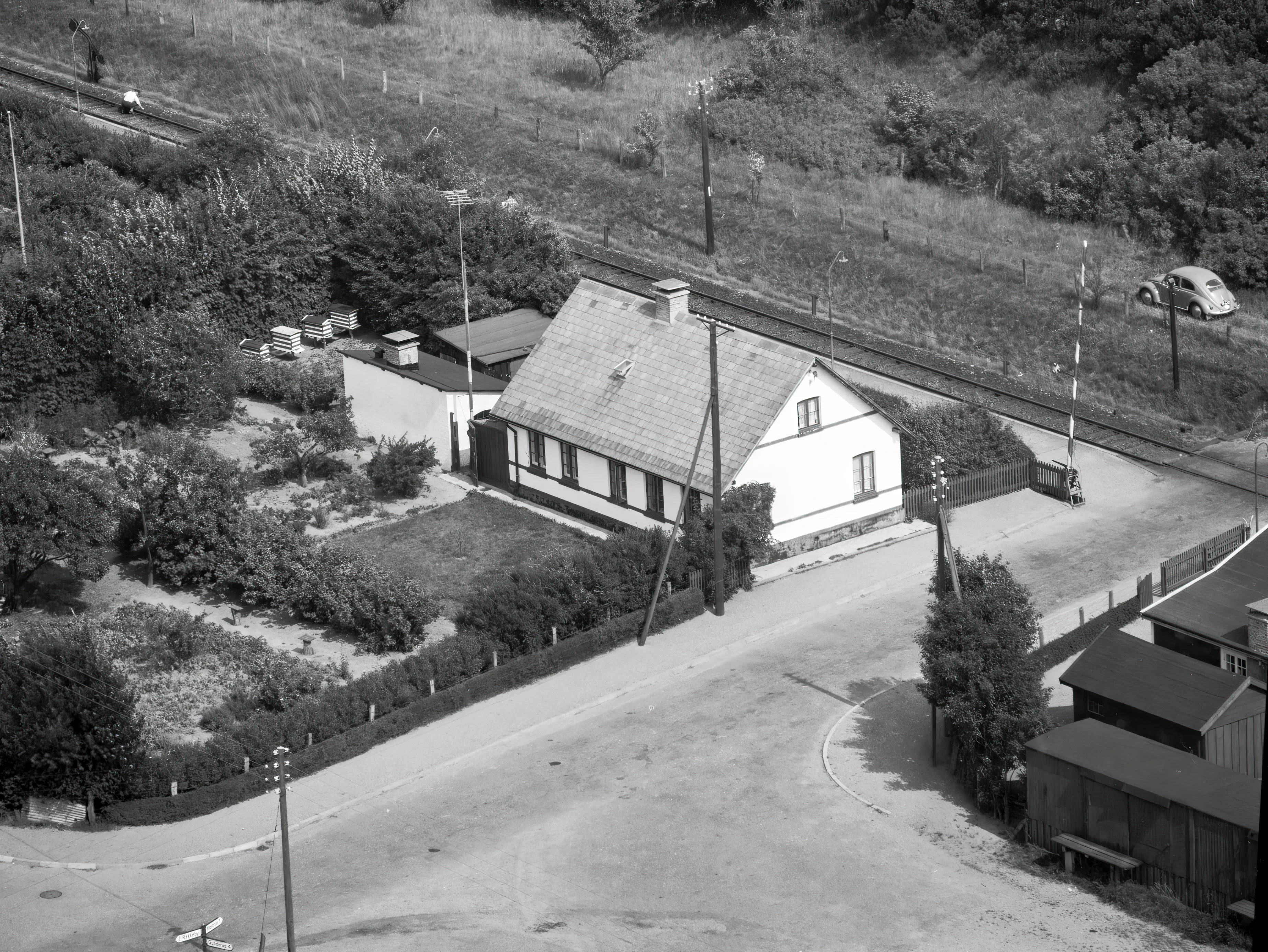 Billede af Hæstrup Billetsalgssted.