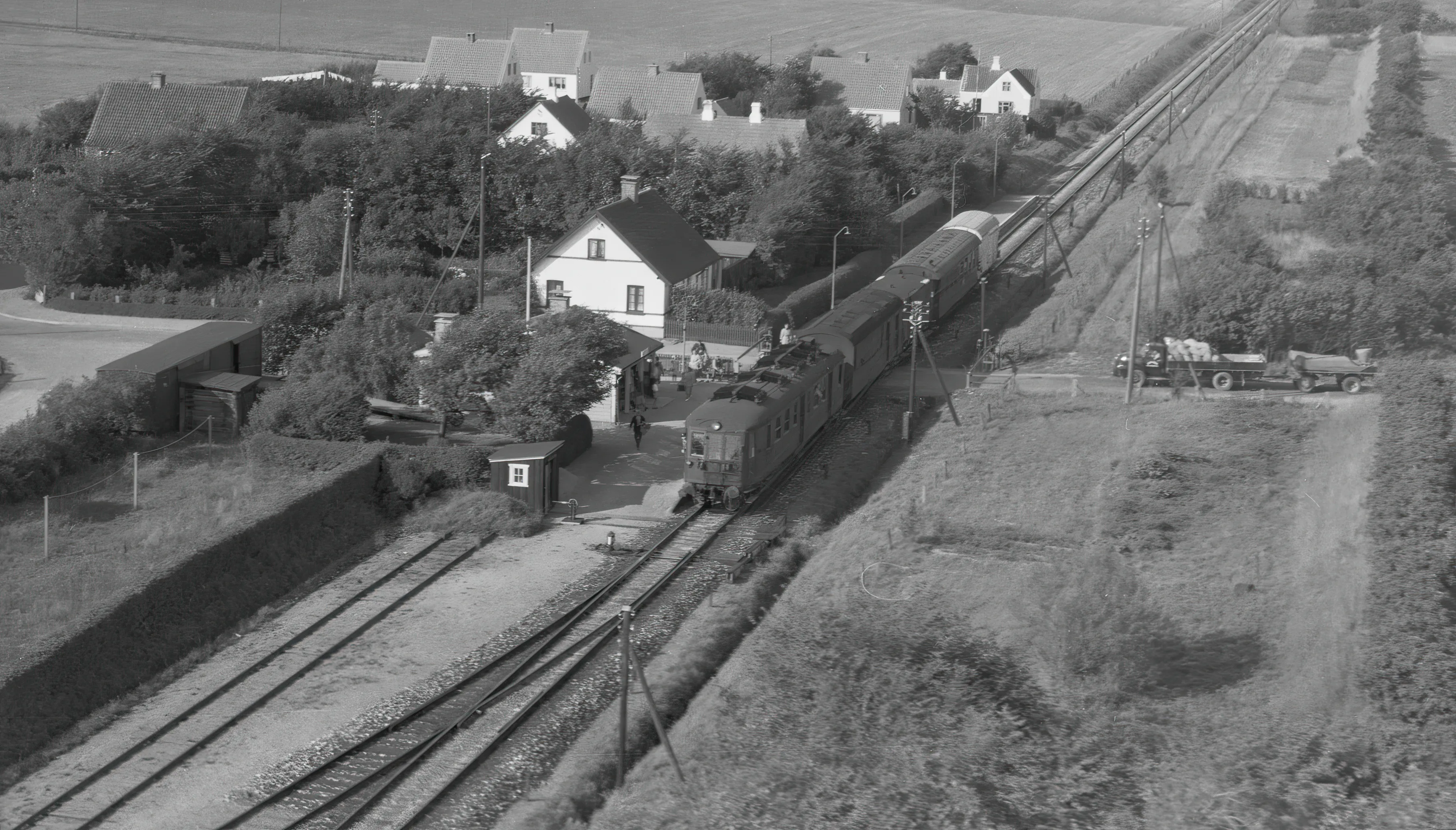 Billede af Hæstrup Station.