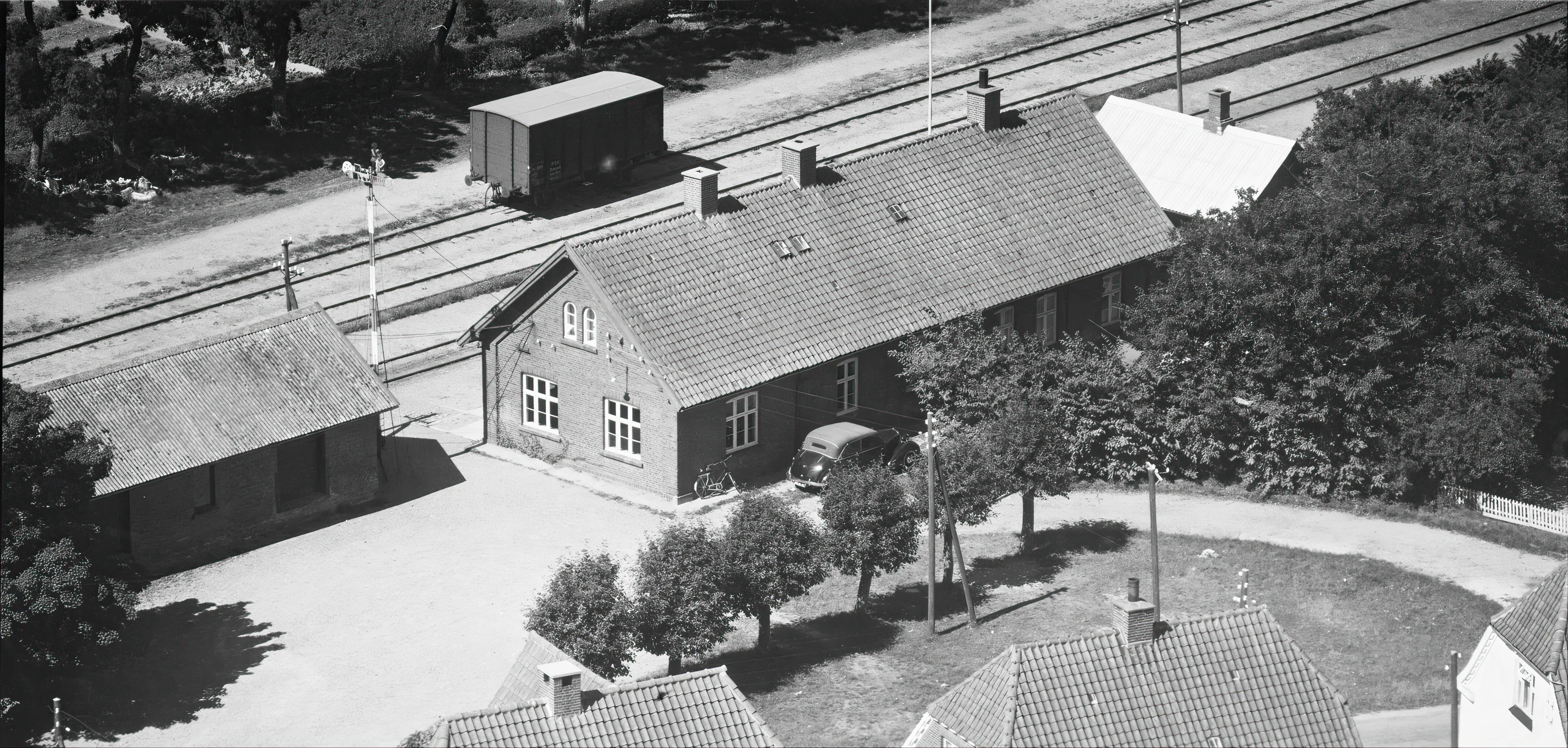 Billede af Præstbro Station. Billede af Præstbro Station.