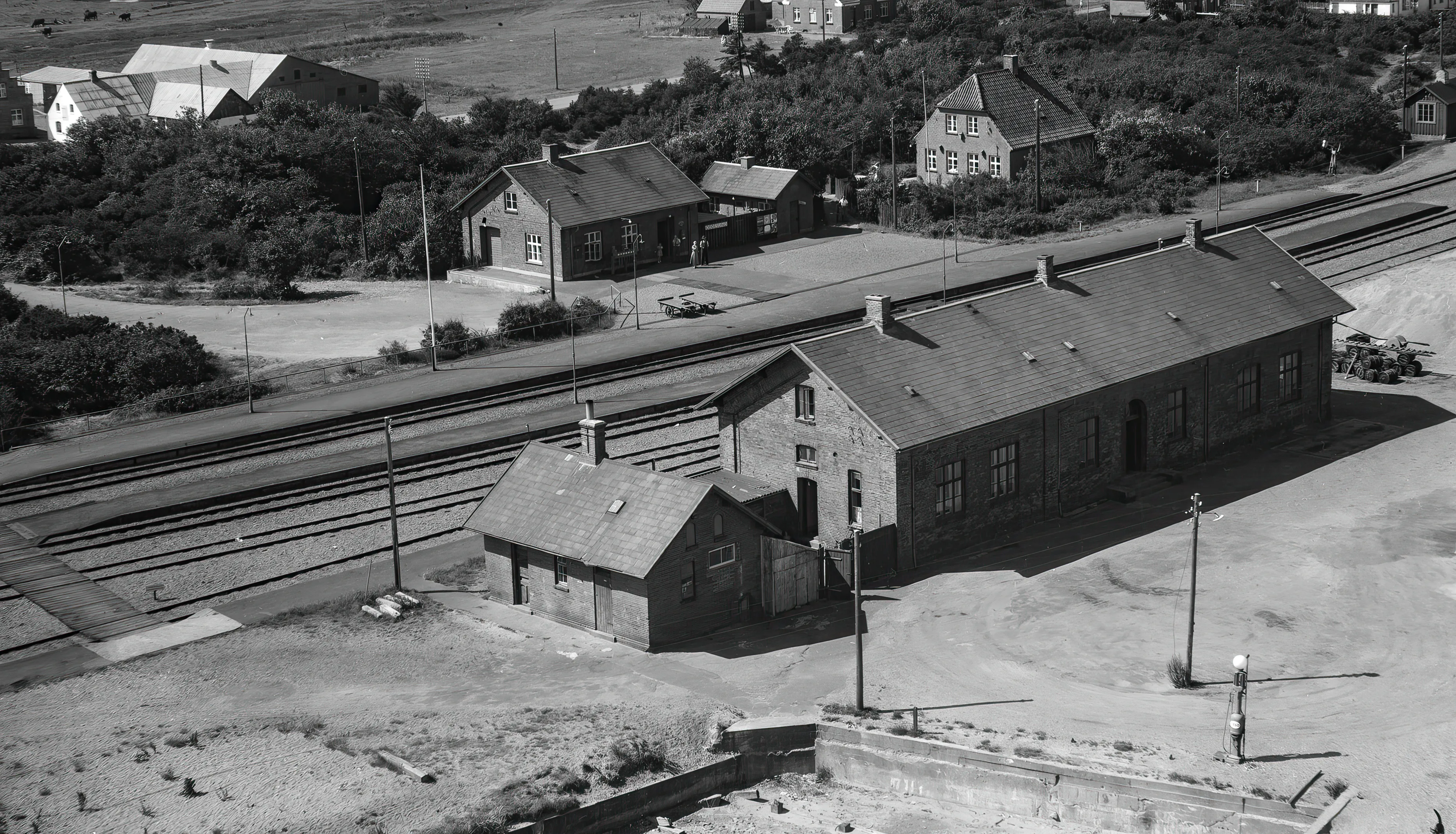 Billede af Oddesund Nord Station i baggrunden.