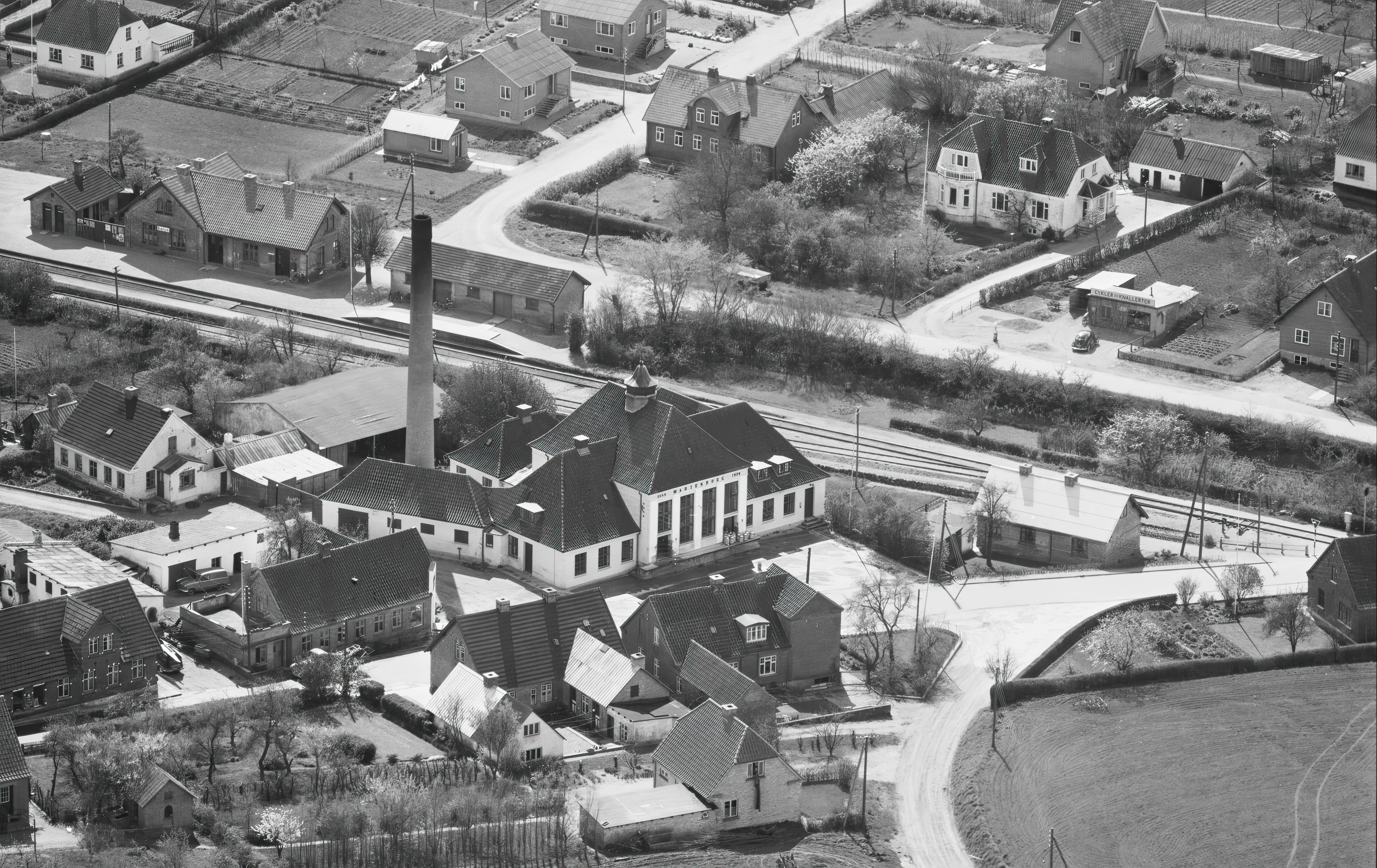 Billede af Bælum Station.