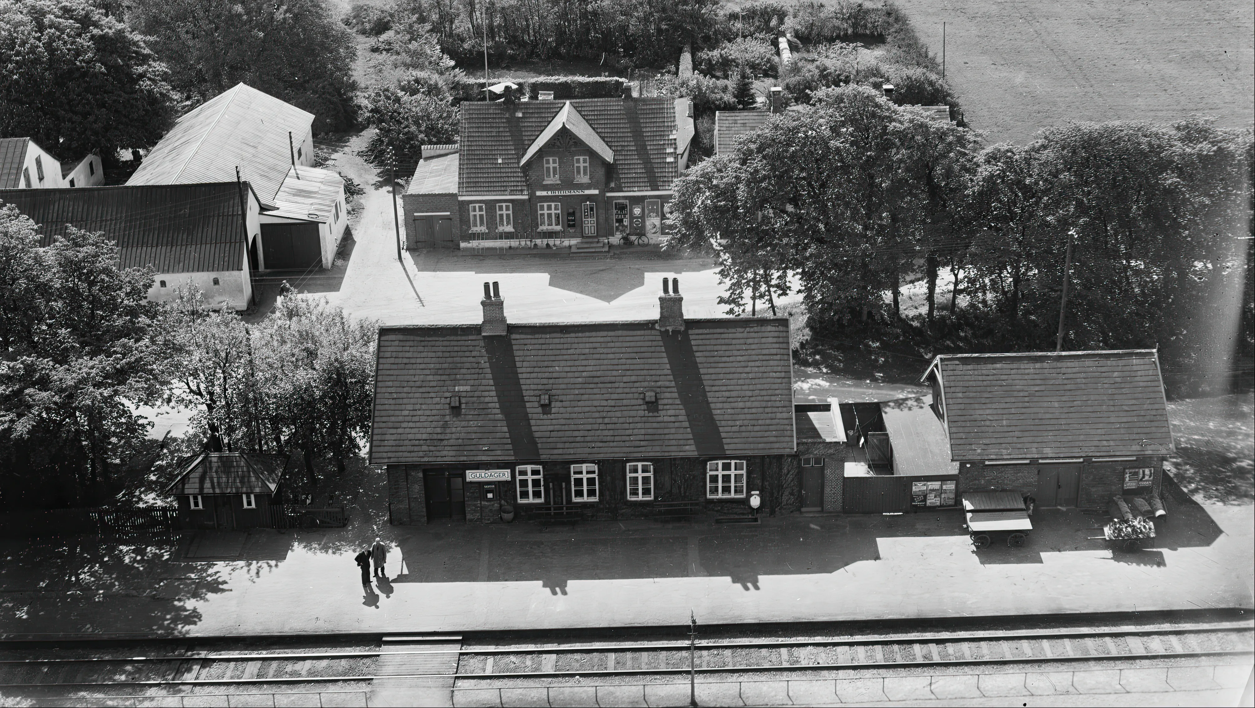Billede af Guldager Station. Billede af Guldager Station.