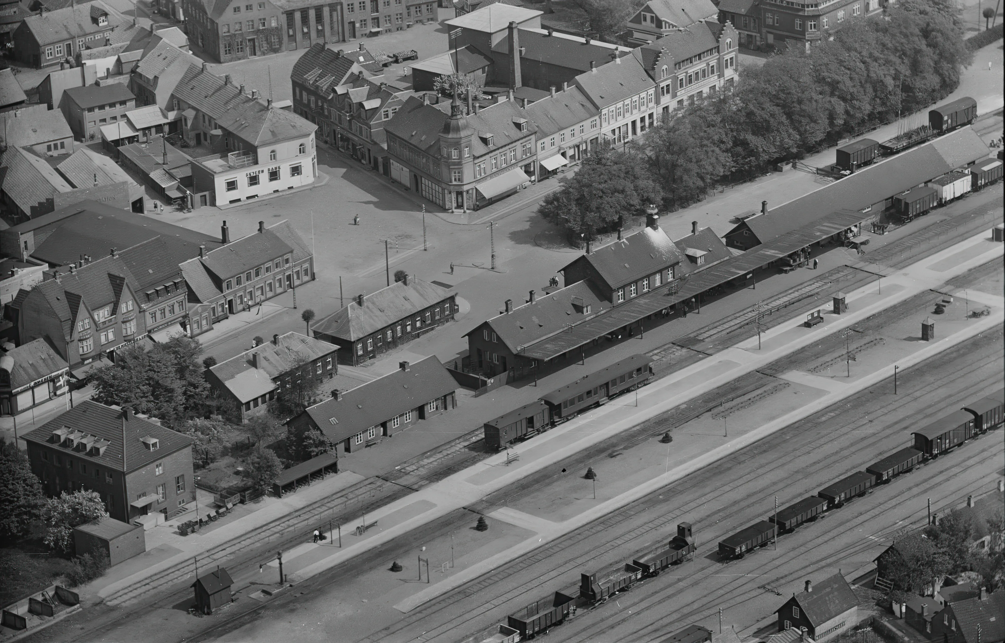 Billede af Skjern Station.