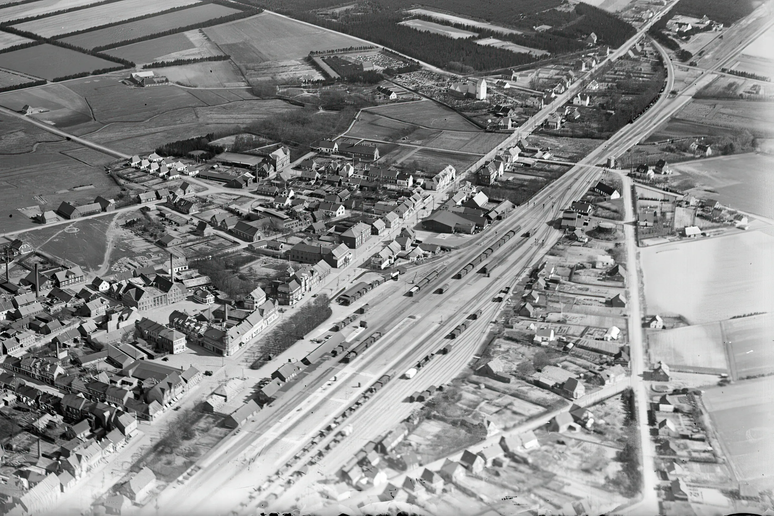 Billede af Skjern Station.