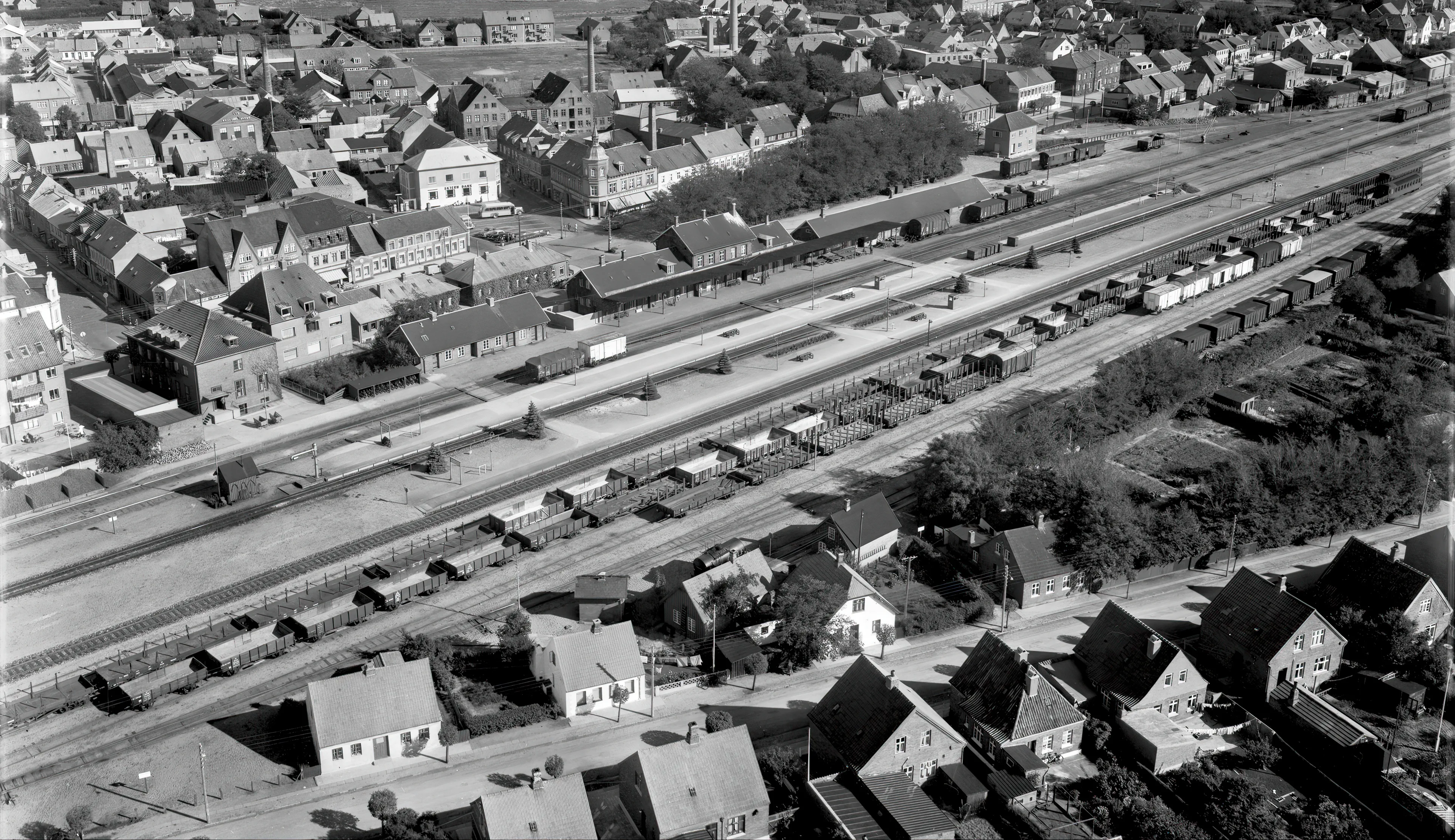 Billede af Skjern Station.