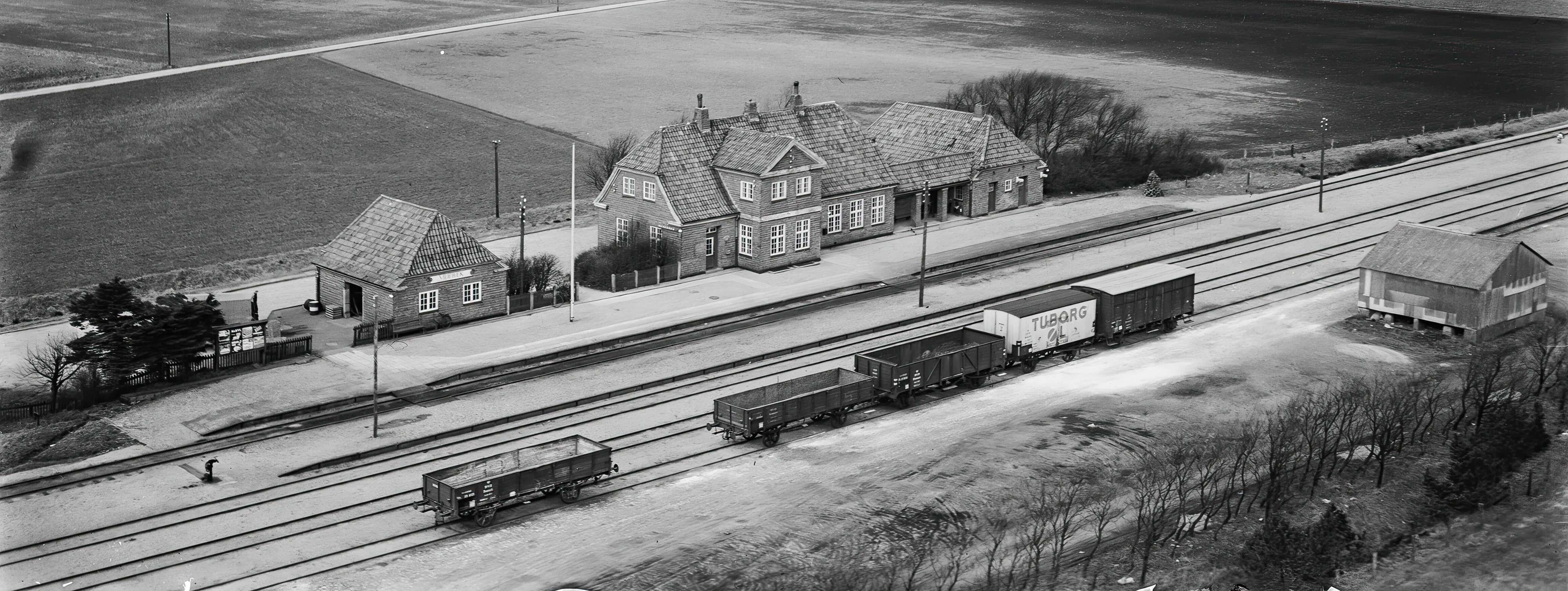 Billede af Videbæk Station.