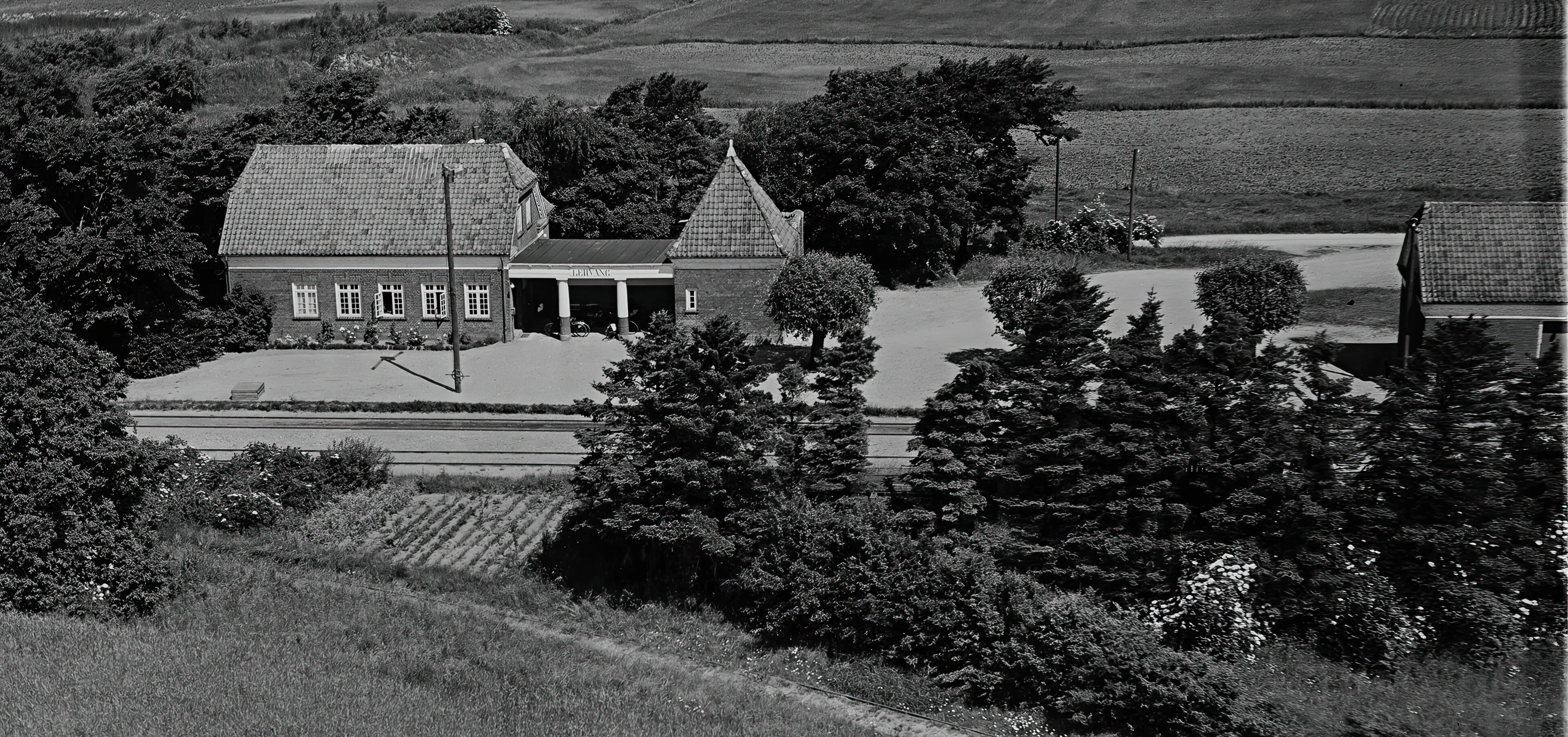 Billede af Lervang Station.