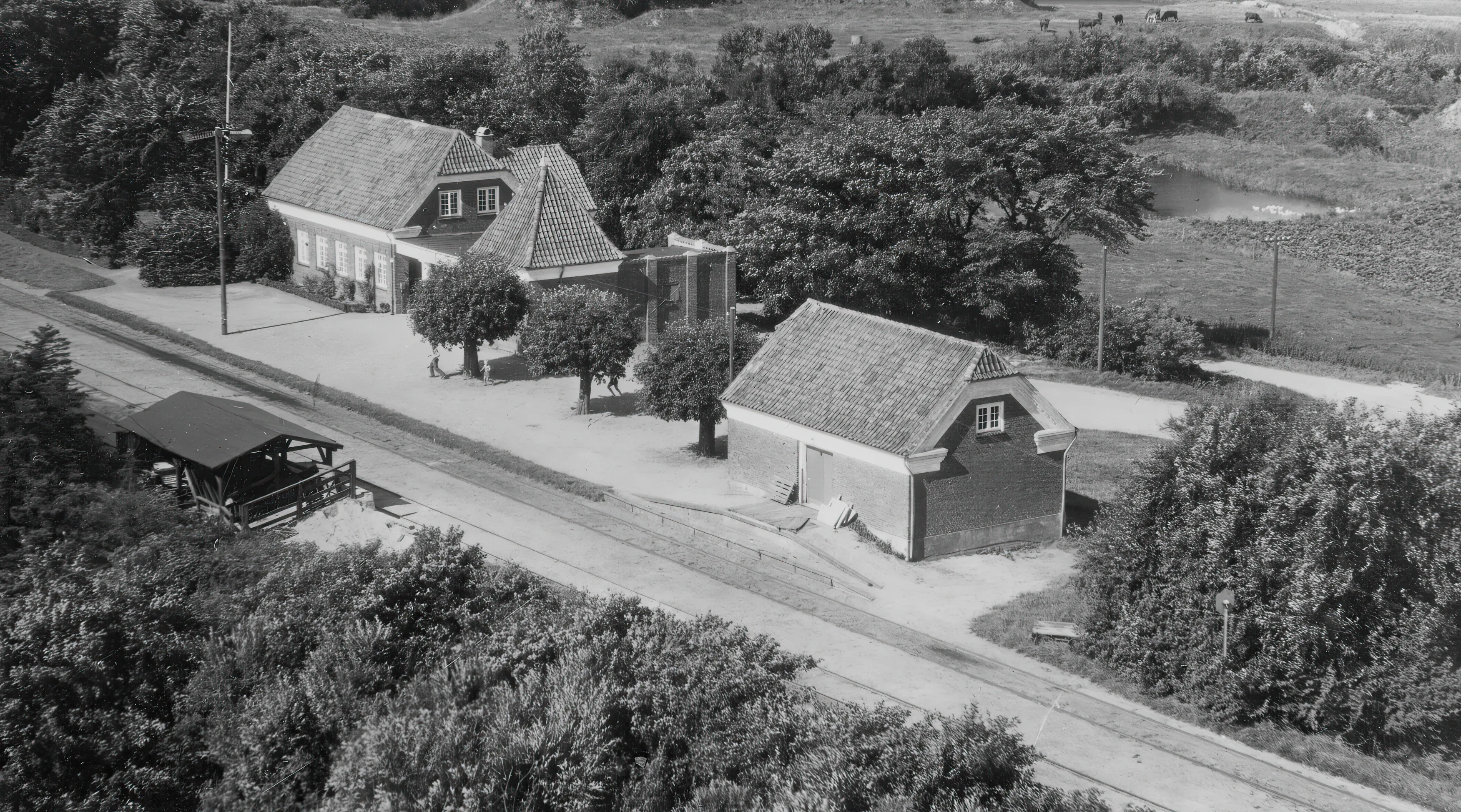 Billede af Lervang Station.