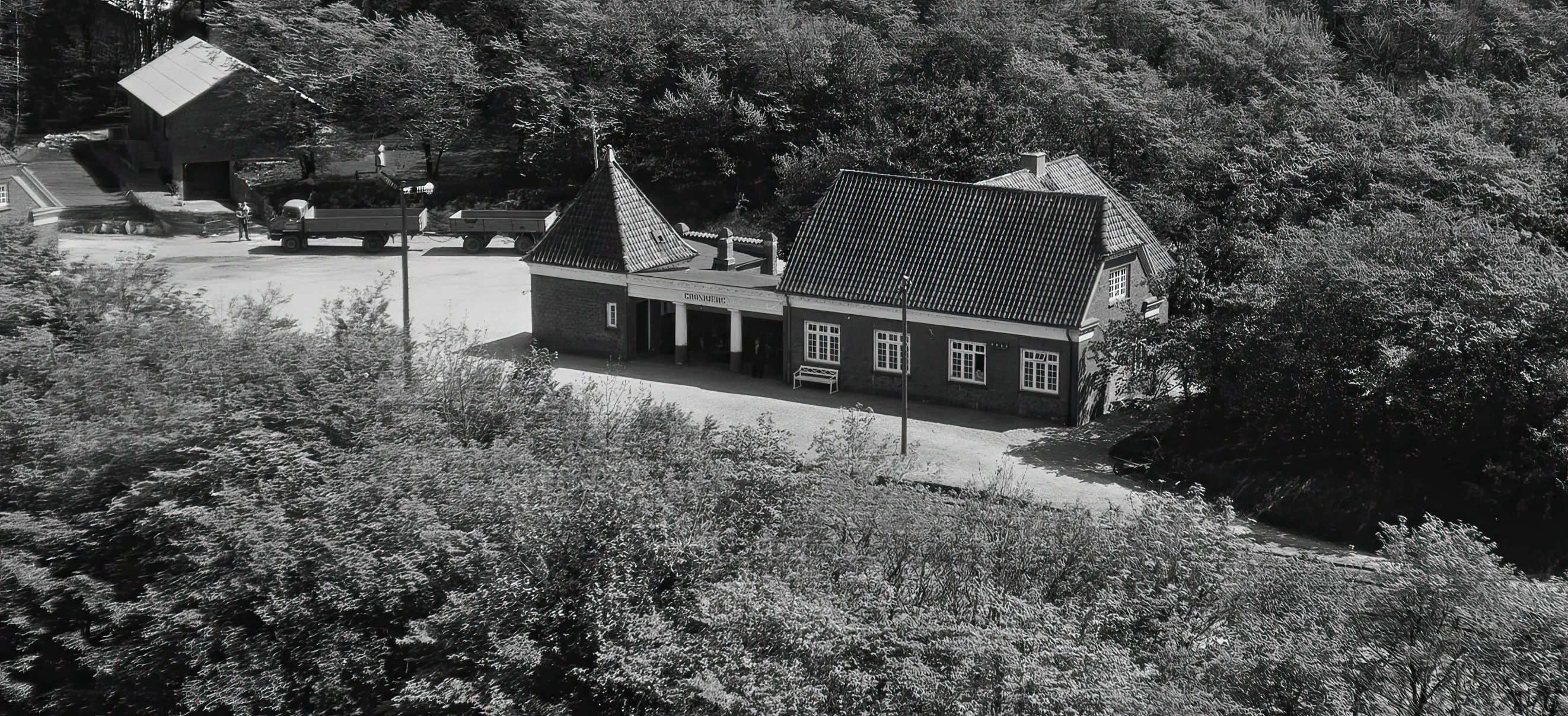 Billede af Grønbjerg Station.