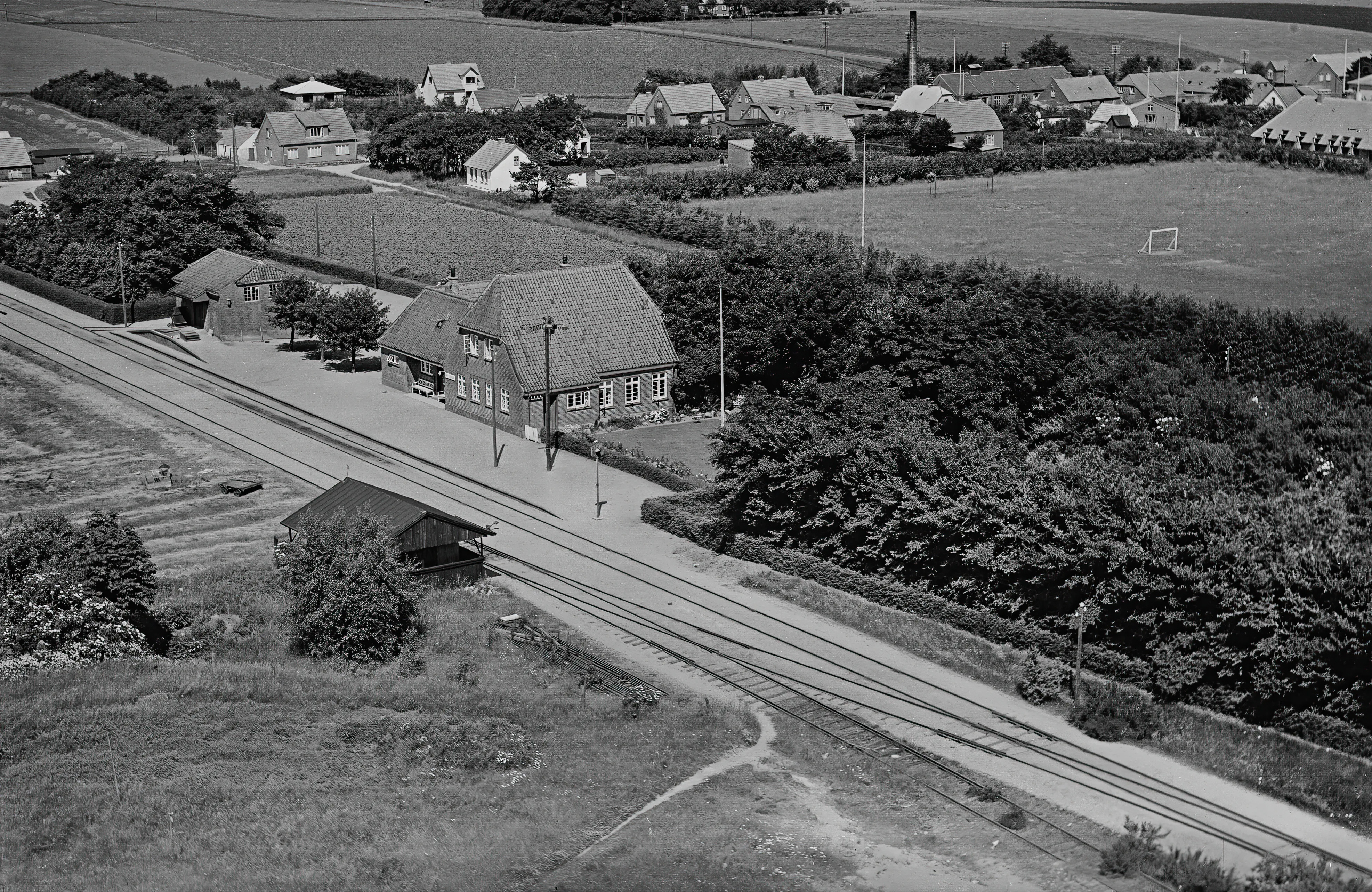 Billede af Nørre Felding Station.