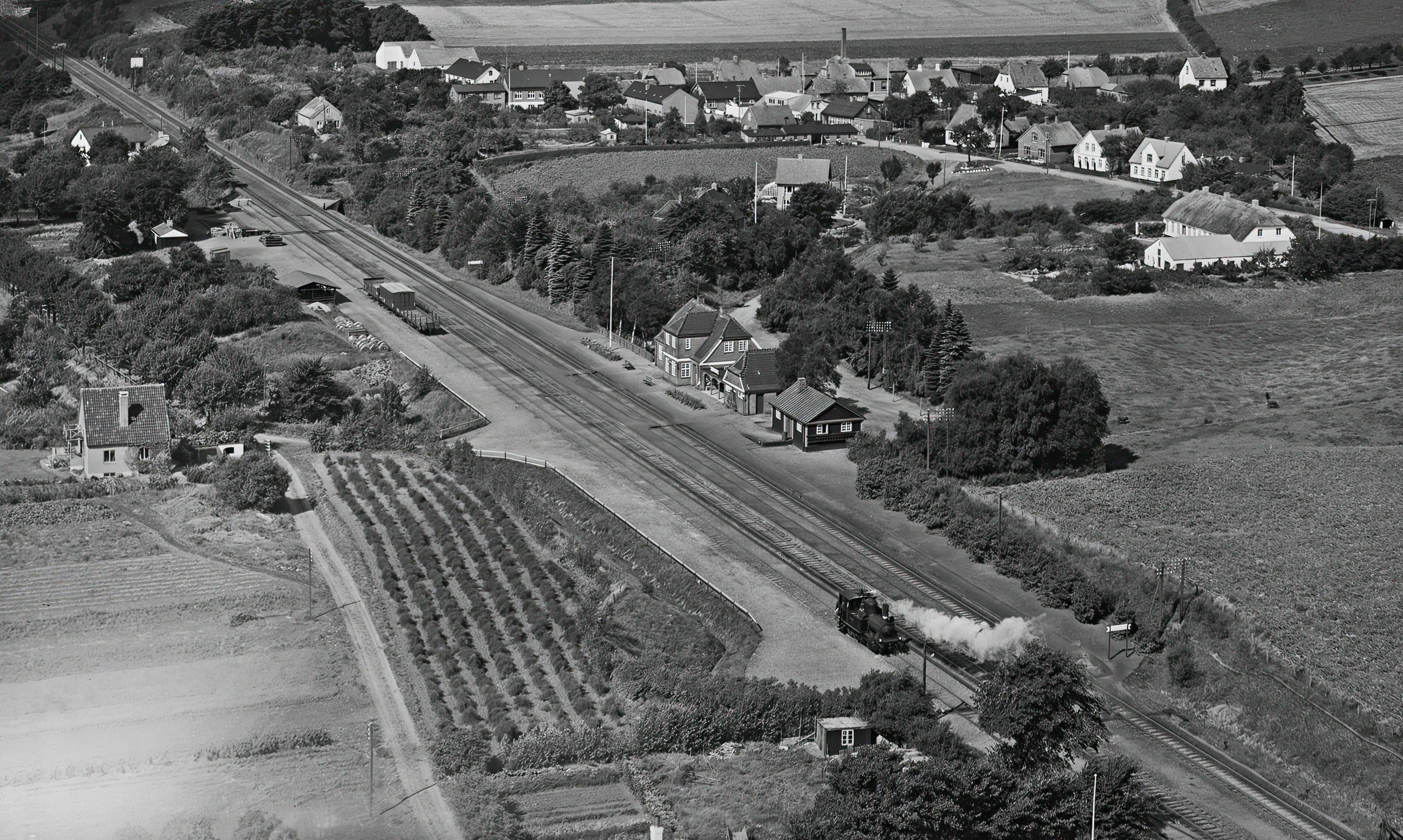 Billede af Ejstrup Station.