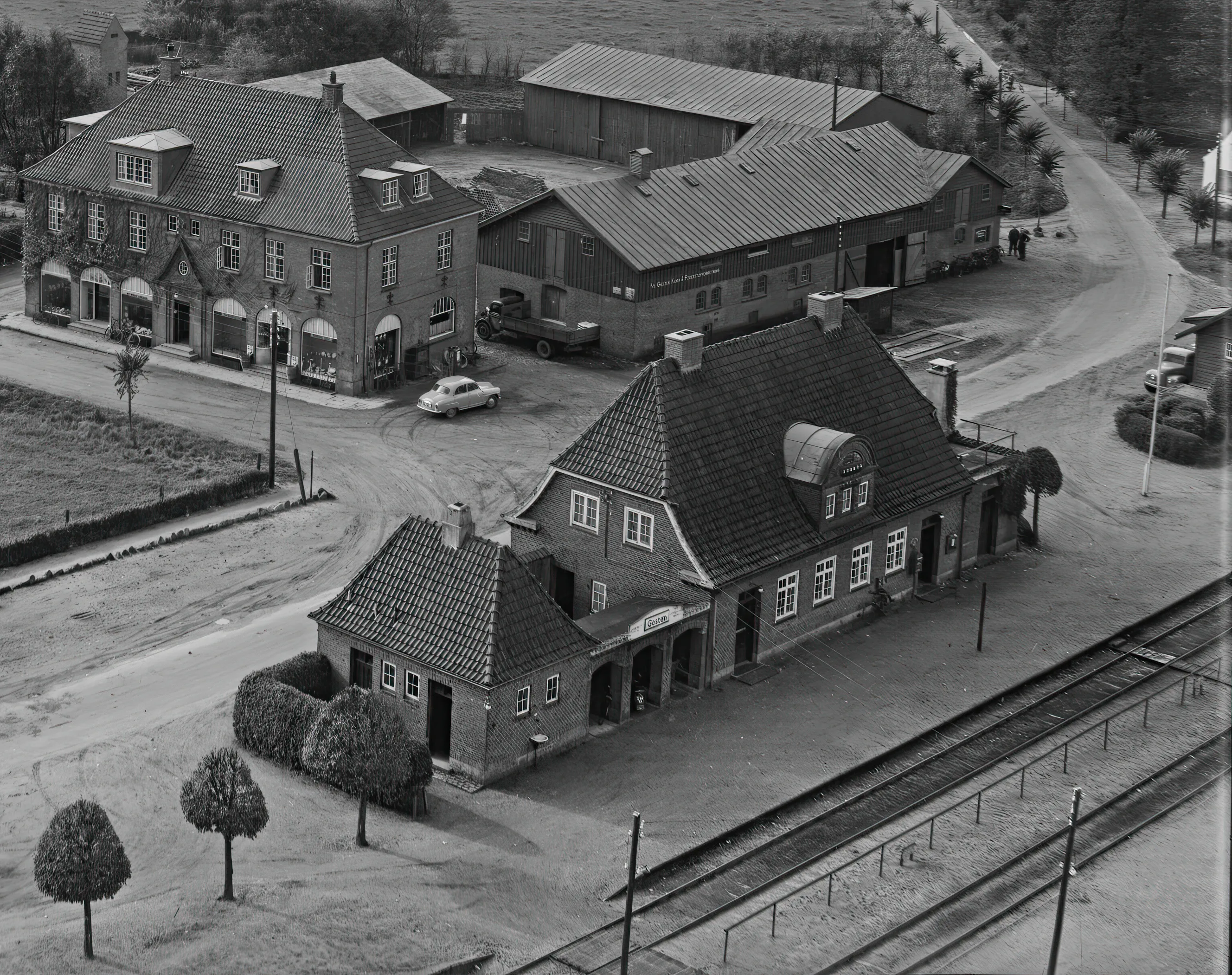 Billede af Gesten Station. Billede af Gesten Station.