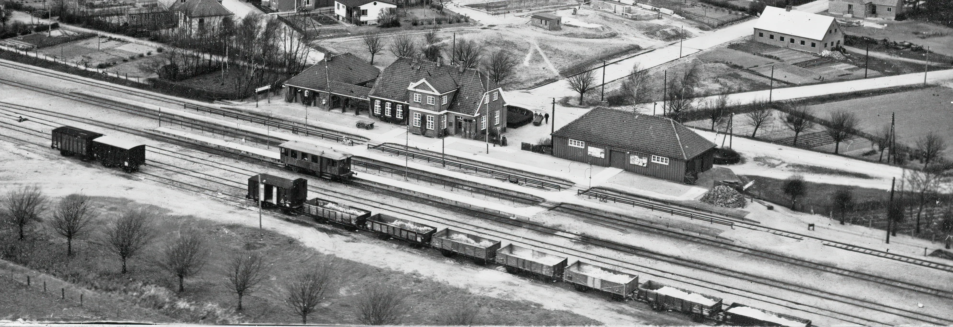 Billede af Ejstrupholm Station.