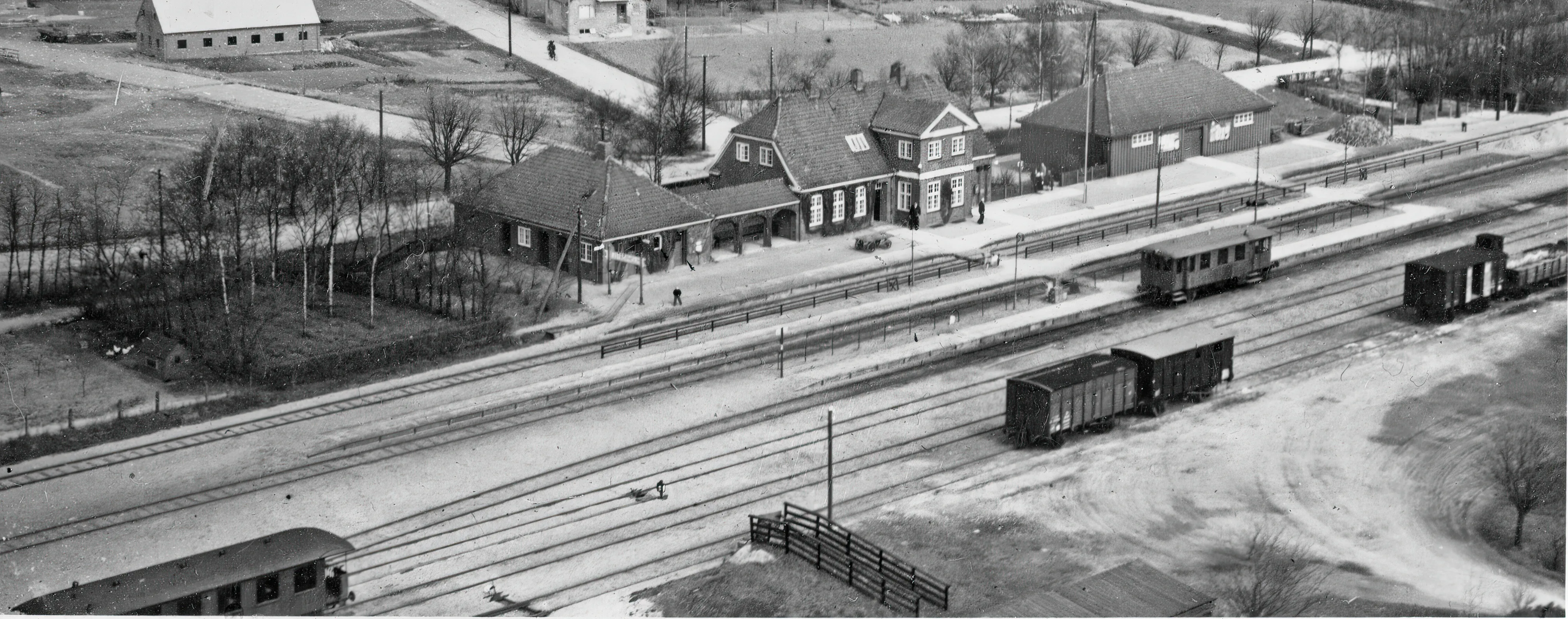 Billede af Ejstrupholm Station.