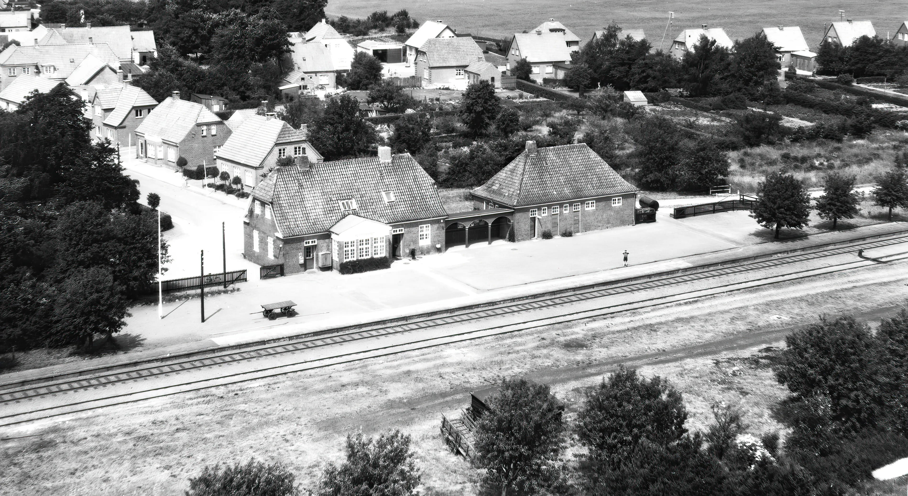 Billede af Krogager Station.