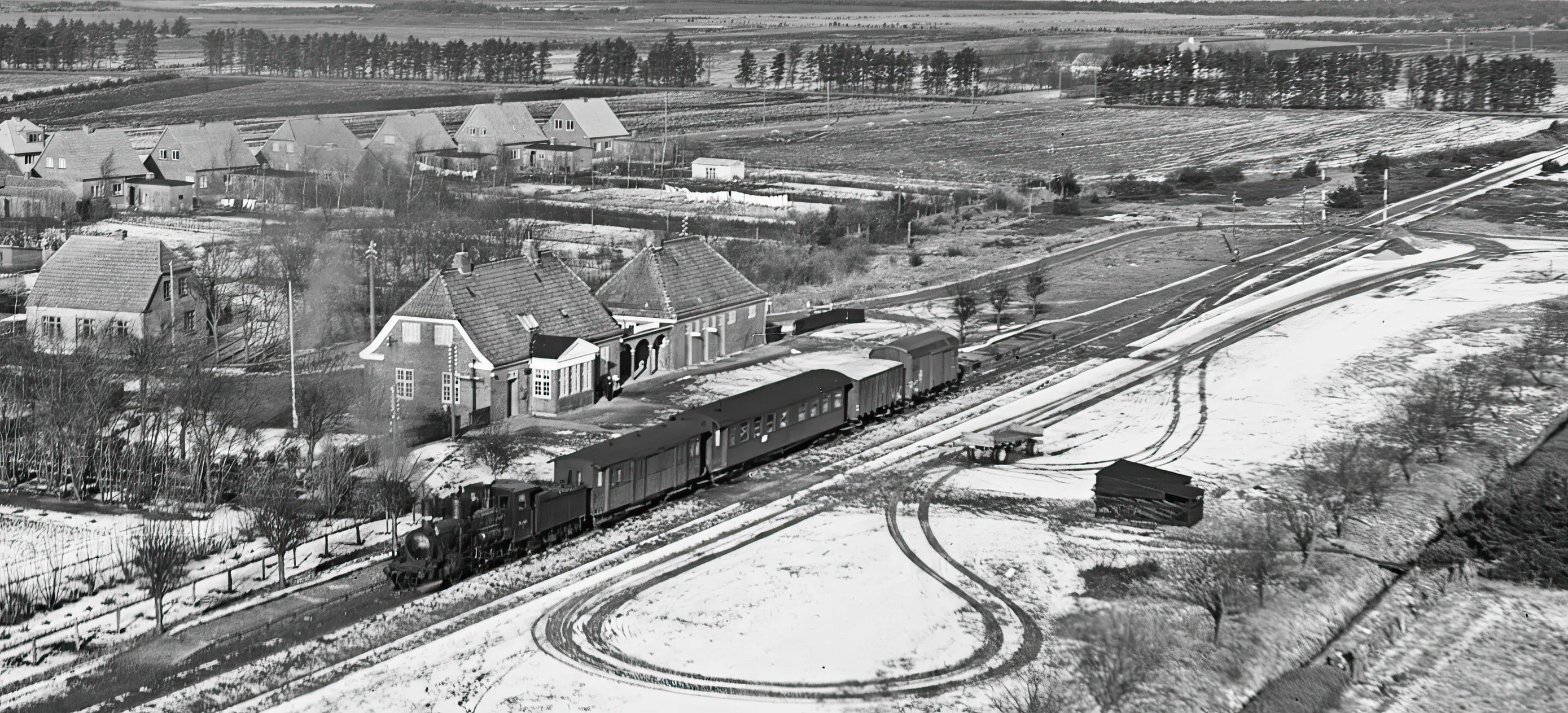 Billede af Krogager Station.