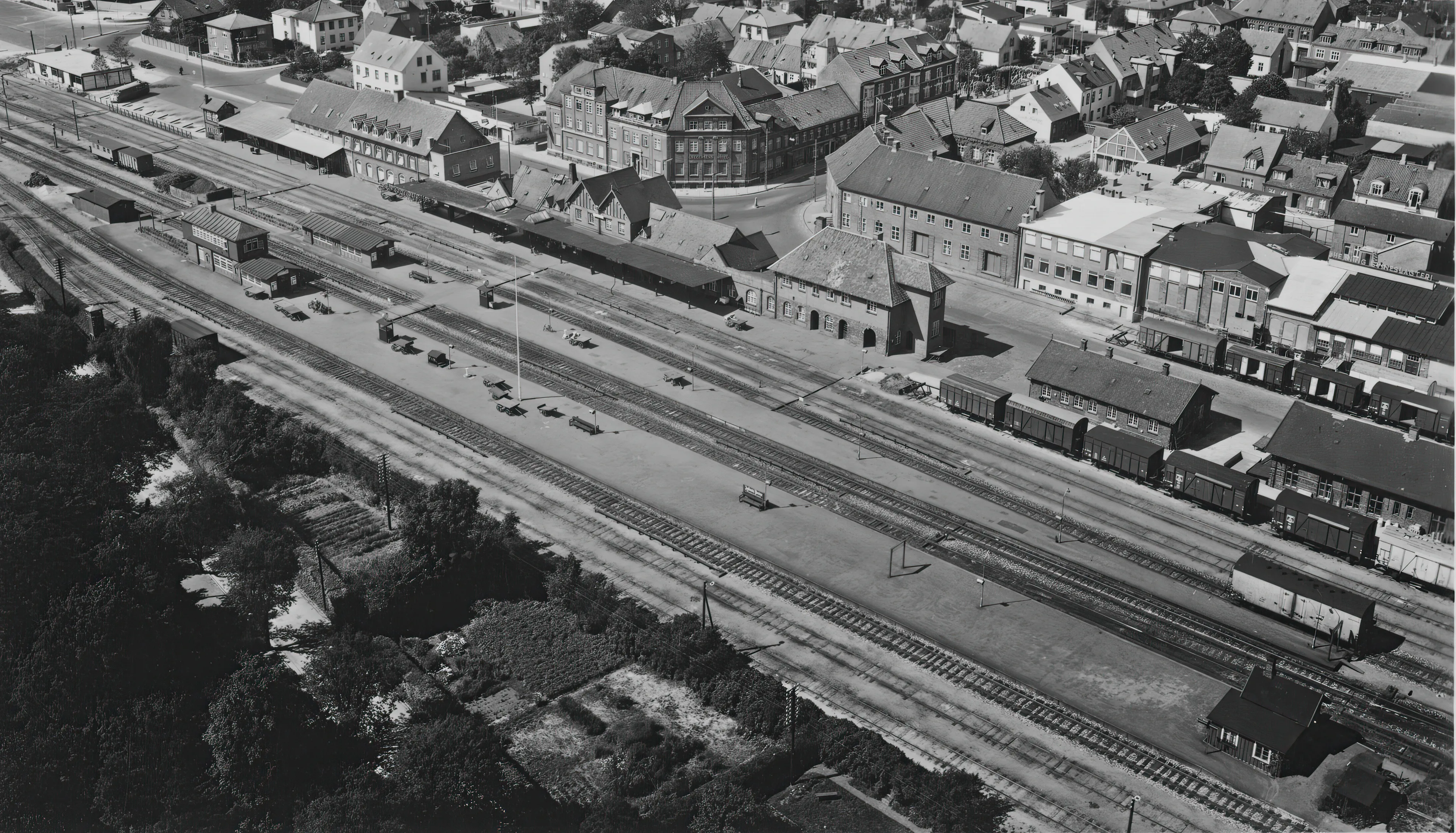 Billede af Herning Banegård.