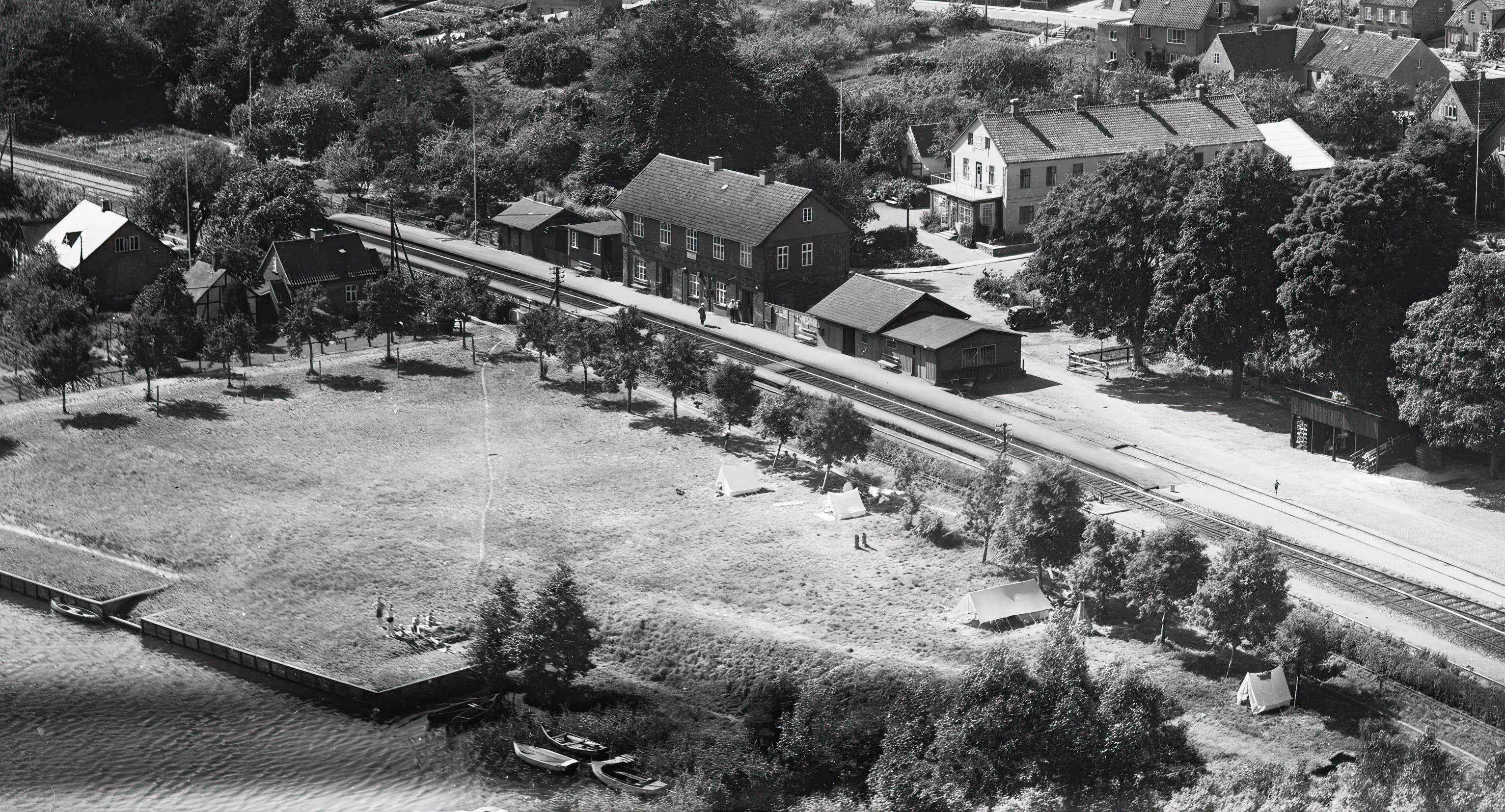 Billede af Laven Station.