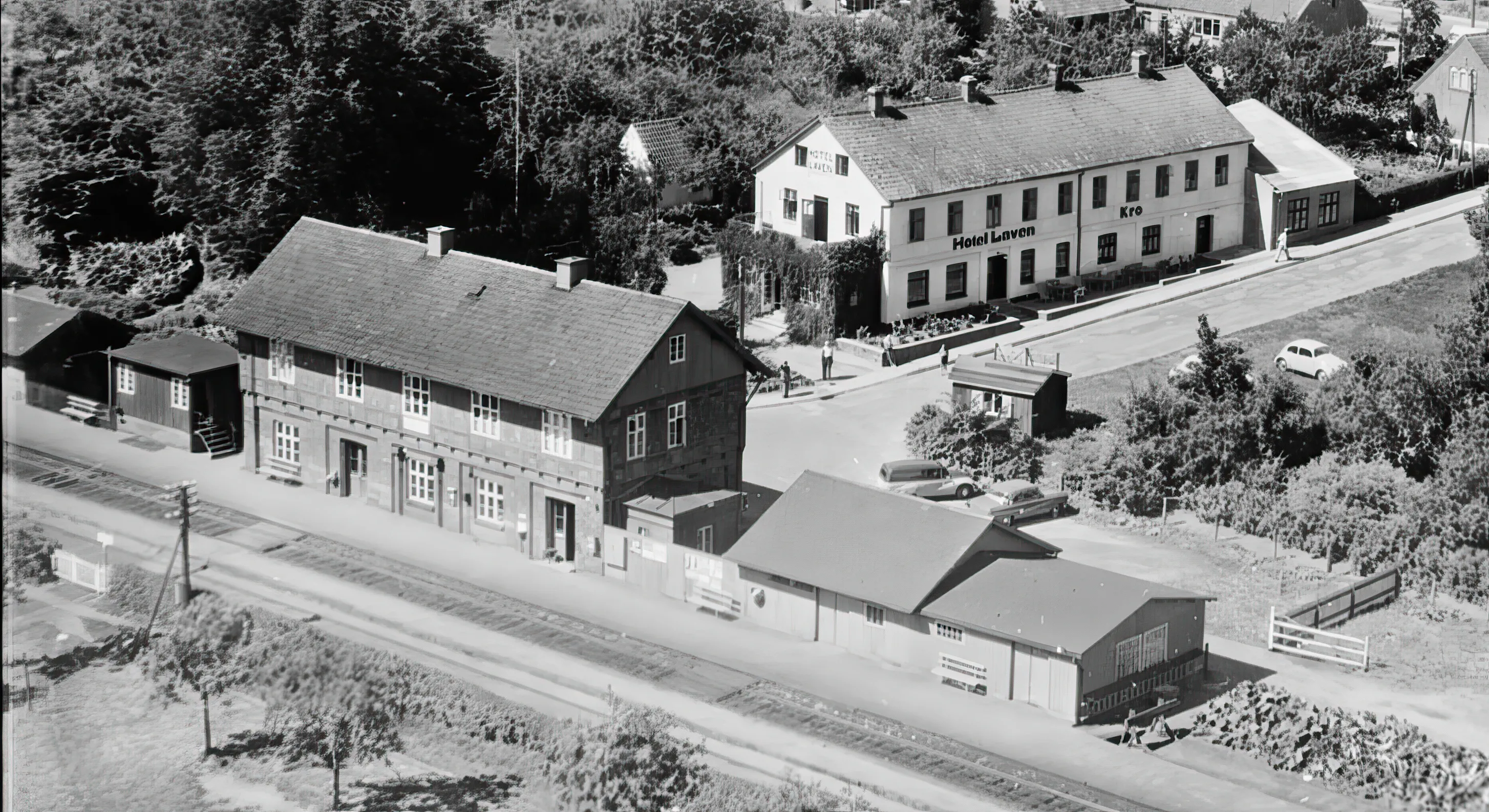 Billede af Laven Station.