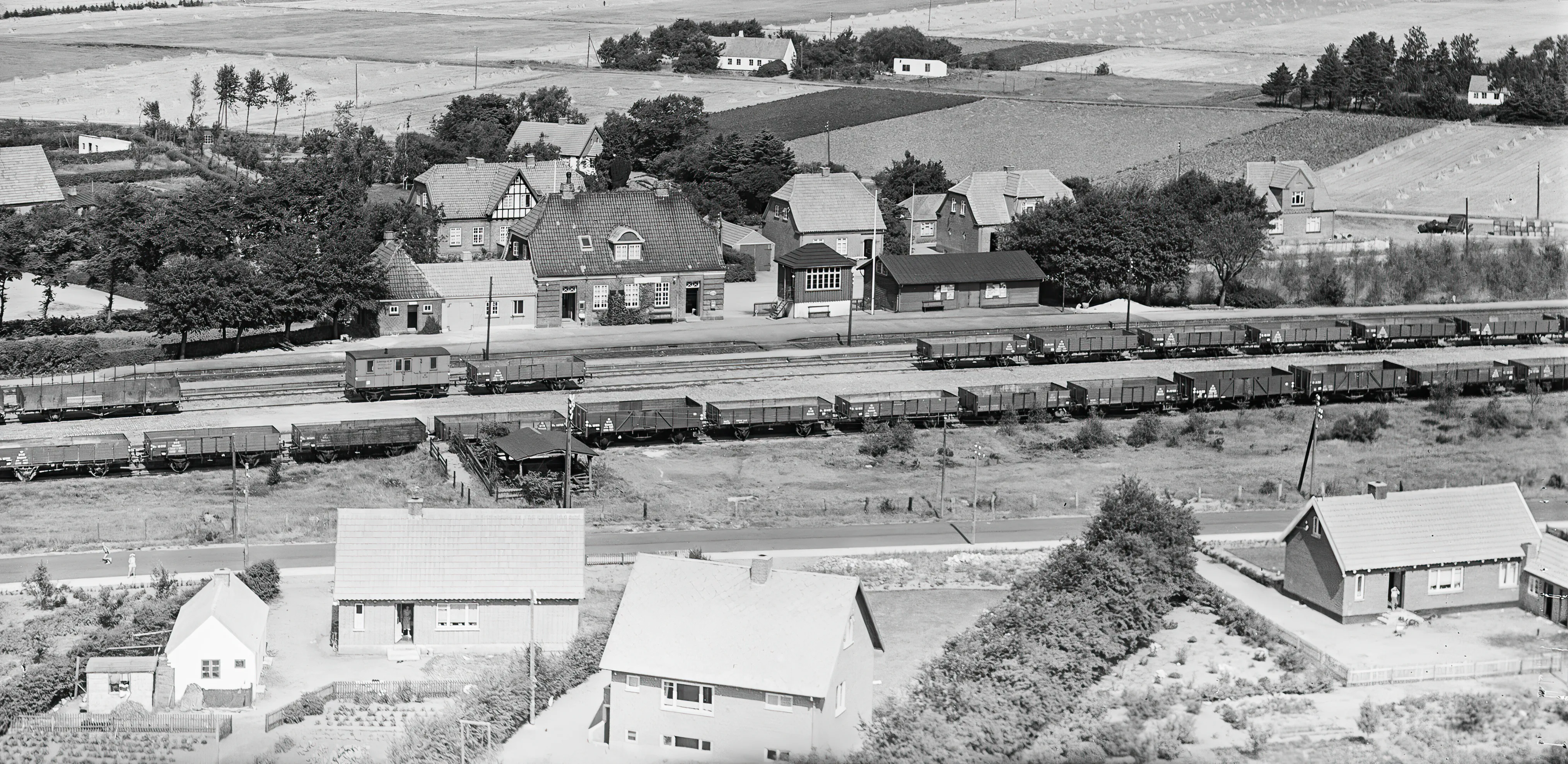 Billede af Engesvang Station.