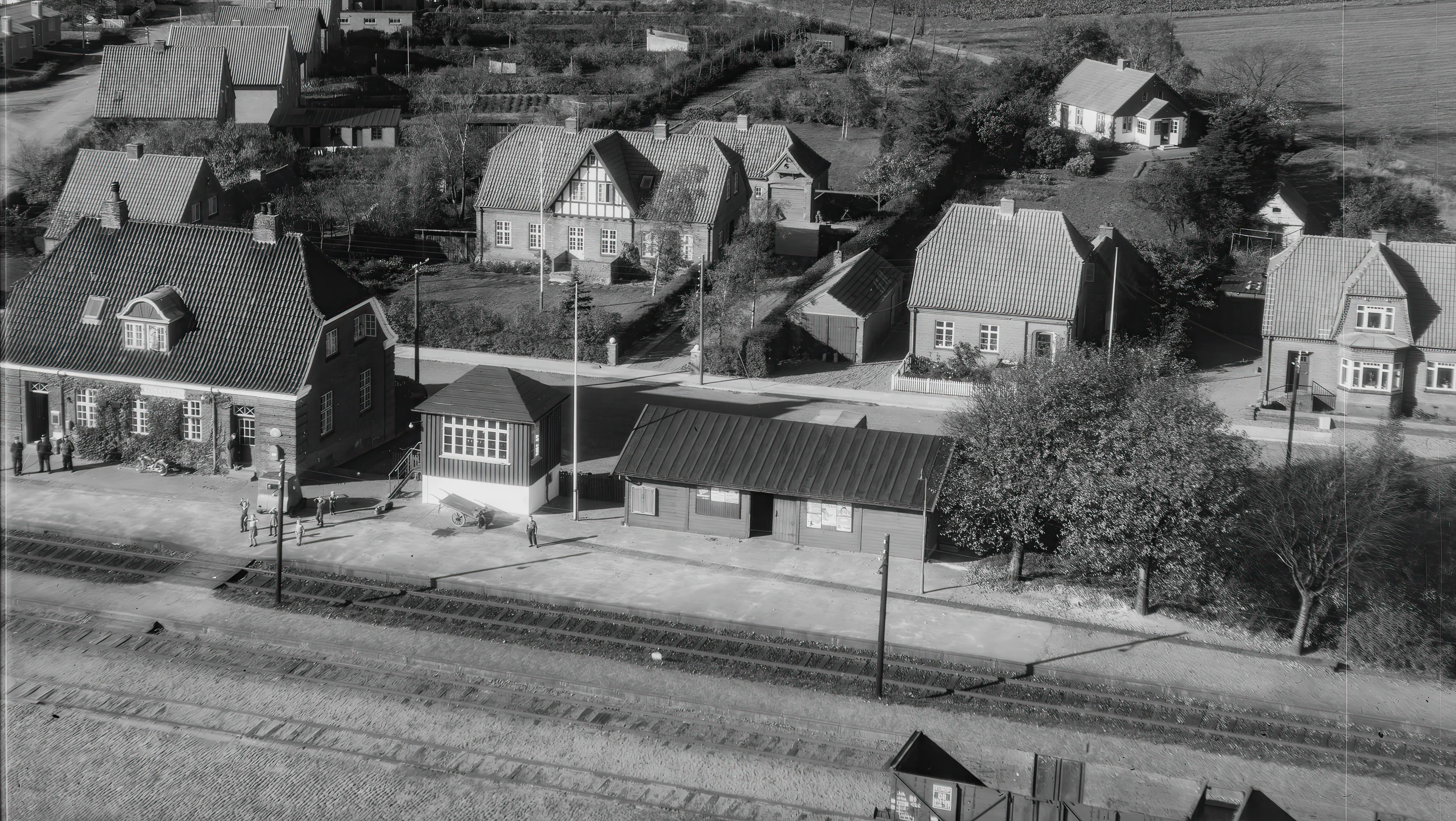 Billede af Engesvang Station.