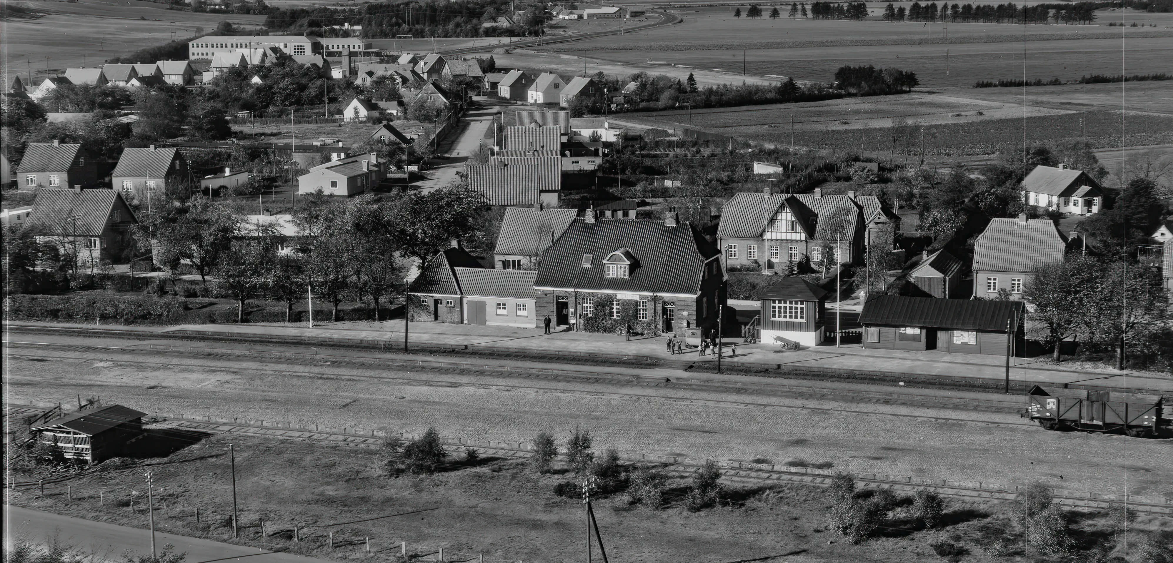 Billede af Engesvang Station.