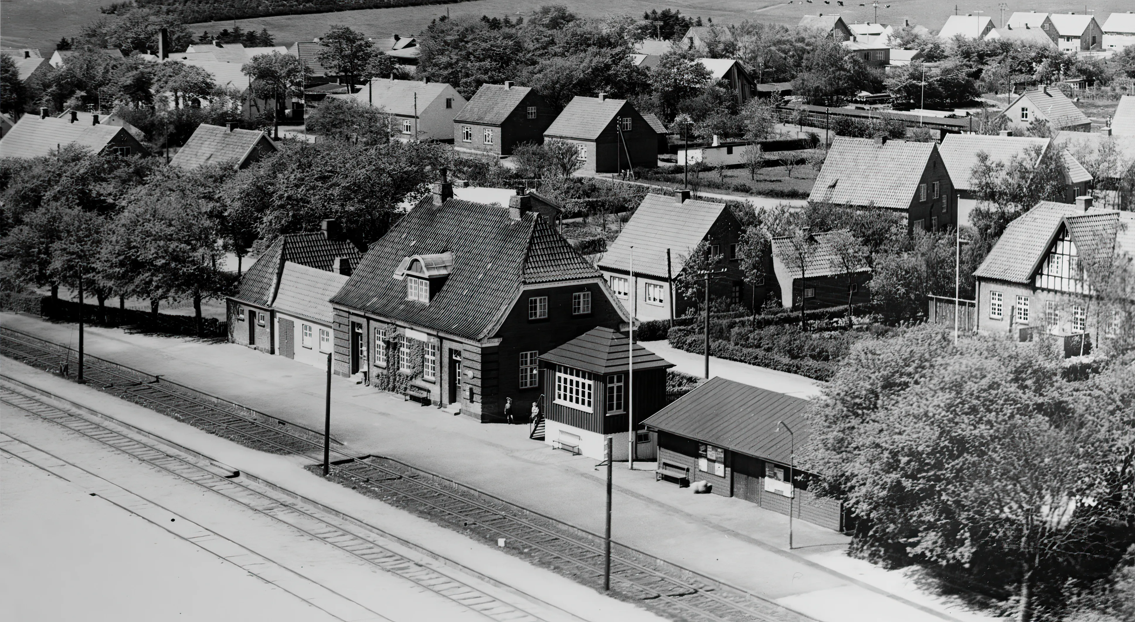 Billede af Engesvang Station. Billede af Engesvang Station.