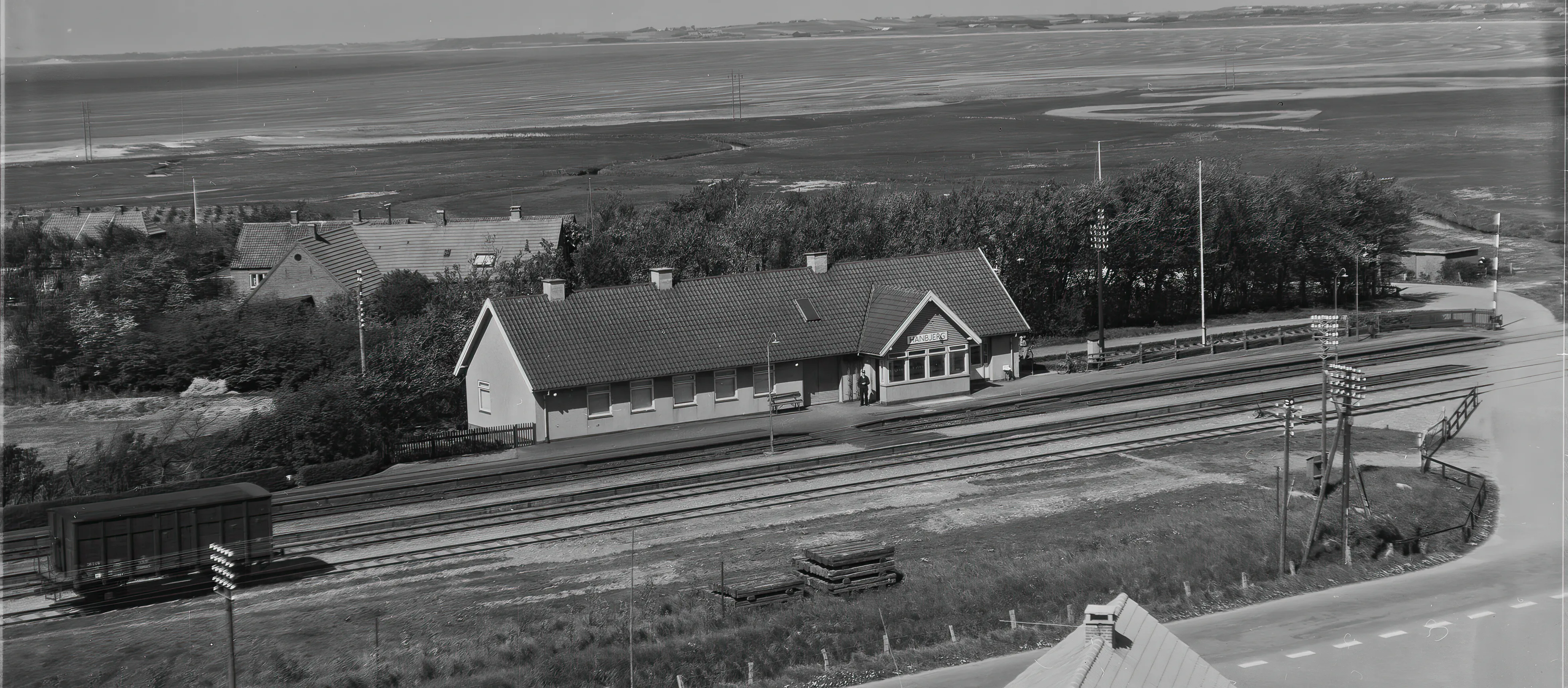 Billede af Handbjerg Station.