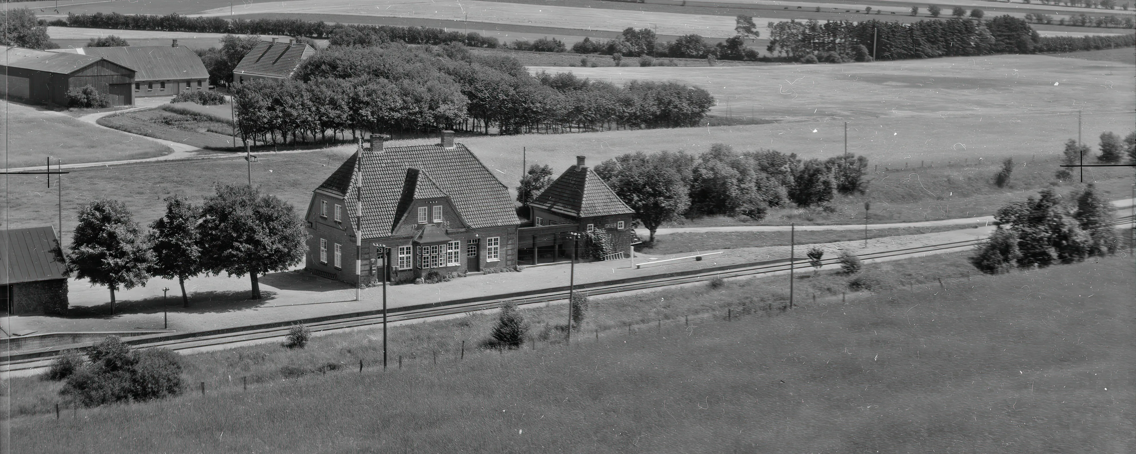 Billede af Skægkær Station.