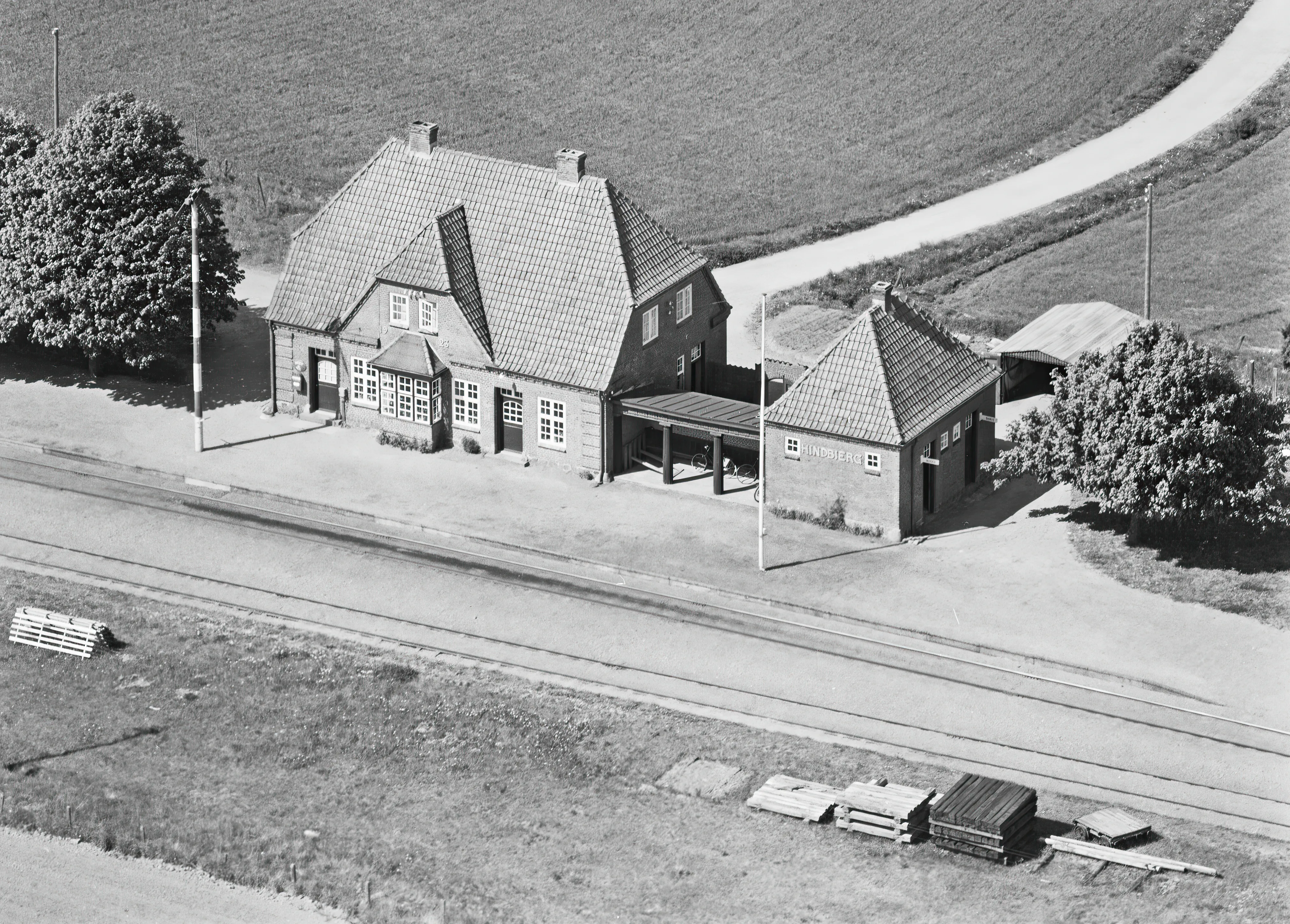 Billede af Hindbjerg Station. Billede af Hindbjerg Station.