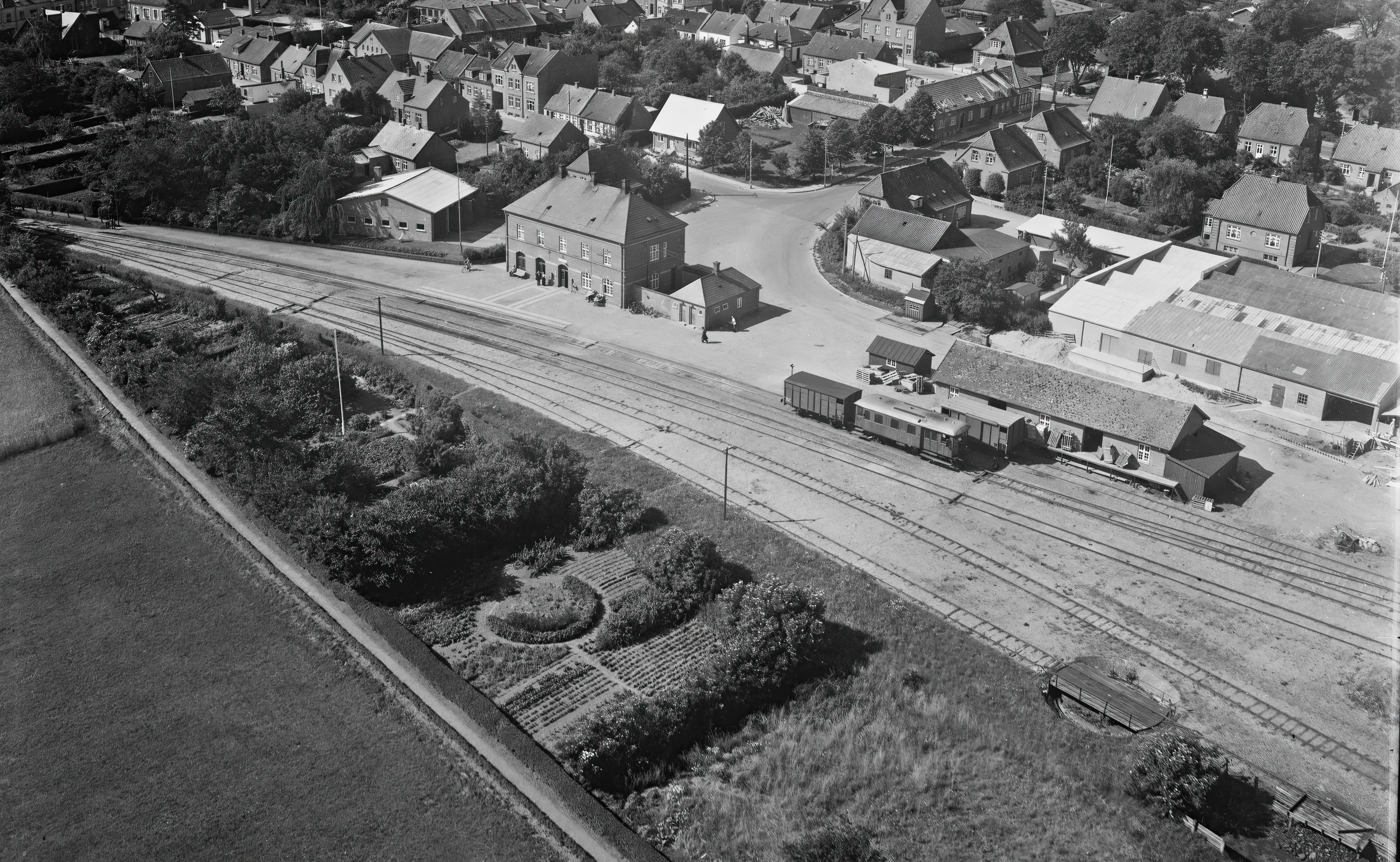 Billede af Kjellerup Station.