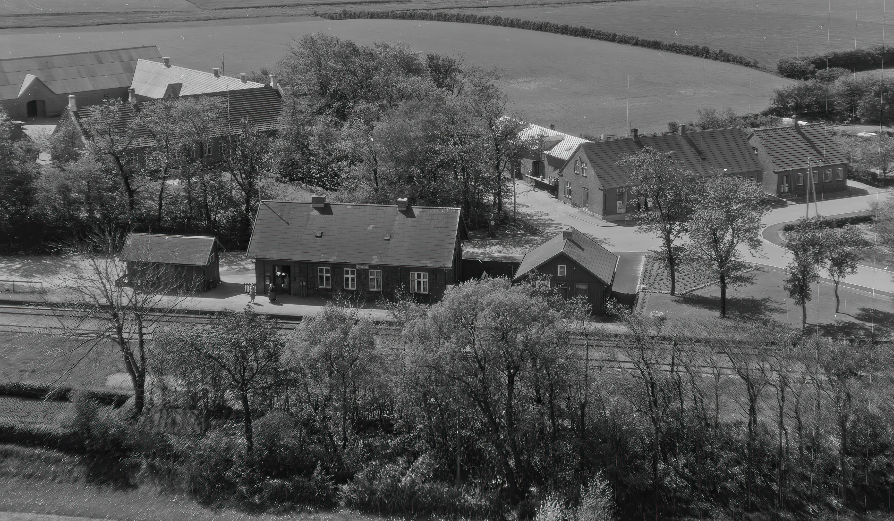 Billede af Lyby Station.