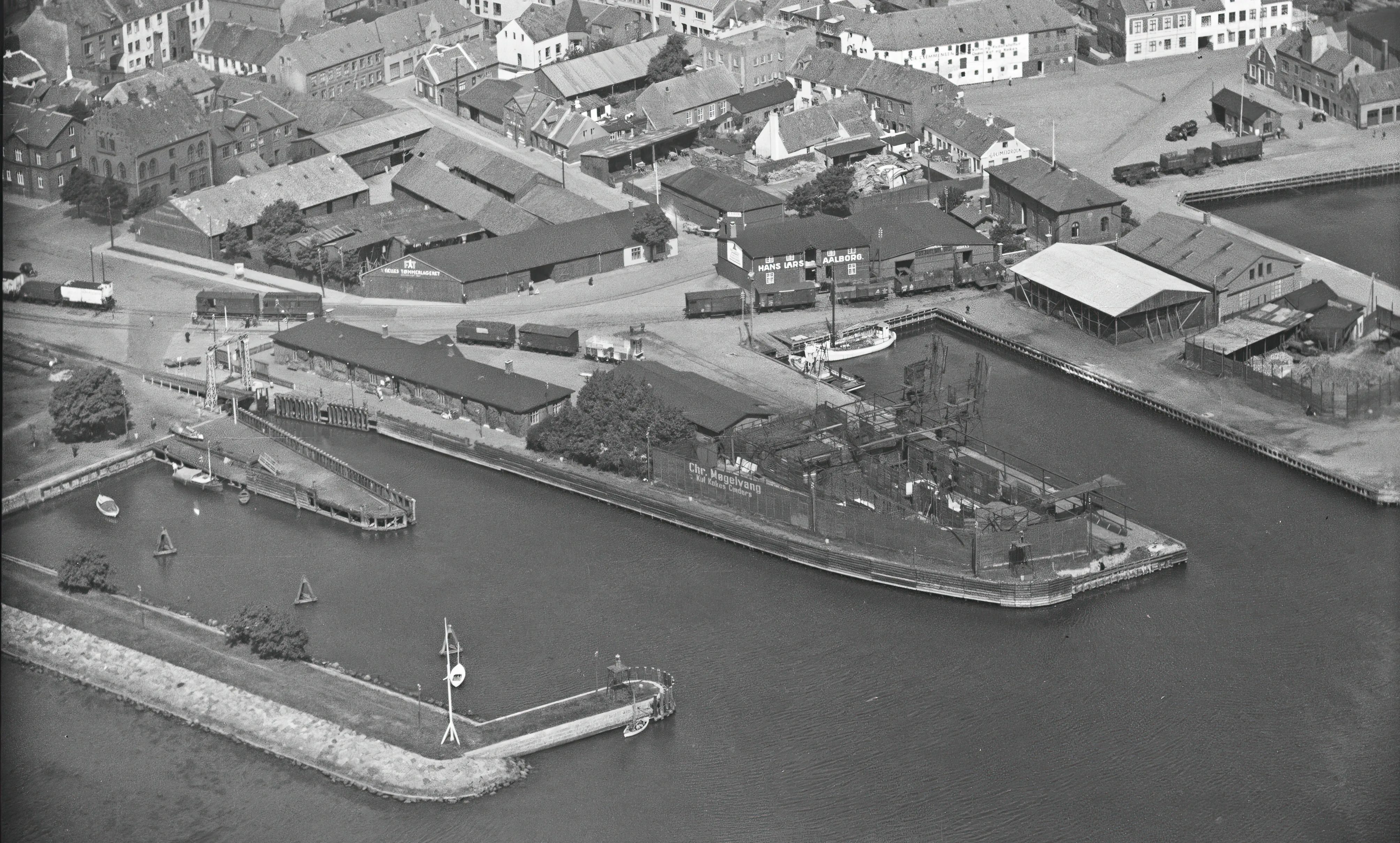 Billede af Nykøbing Mors Havnestation.