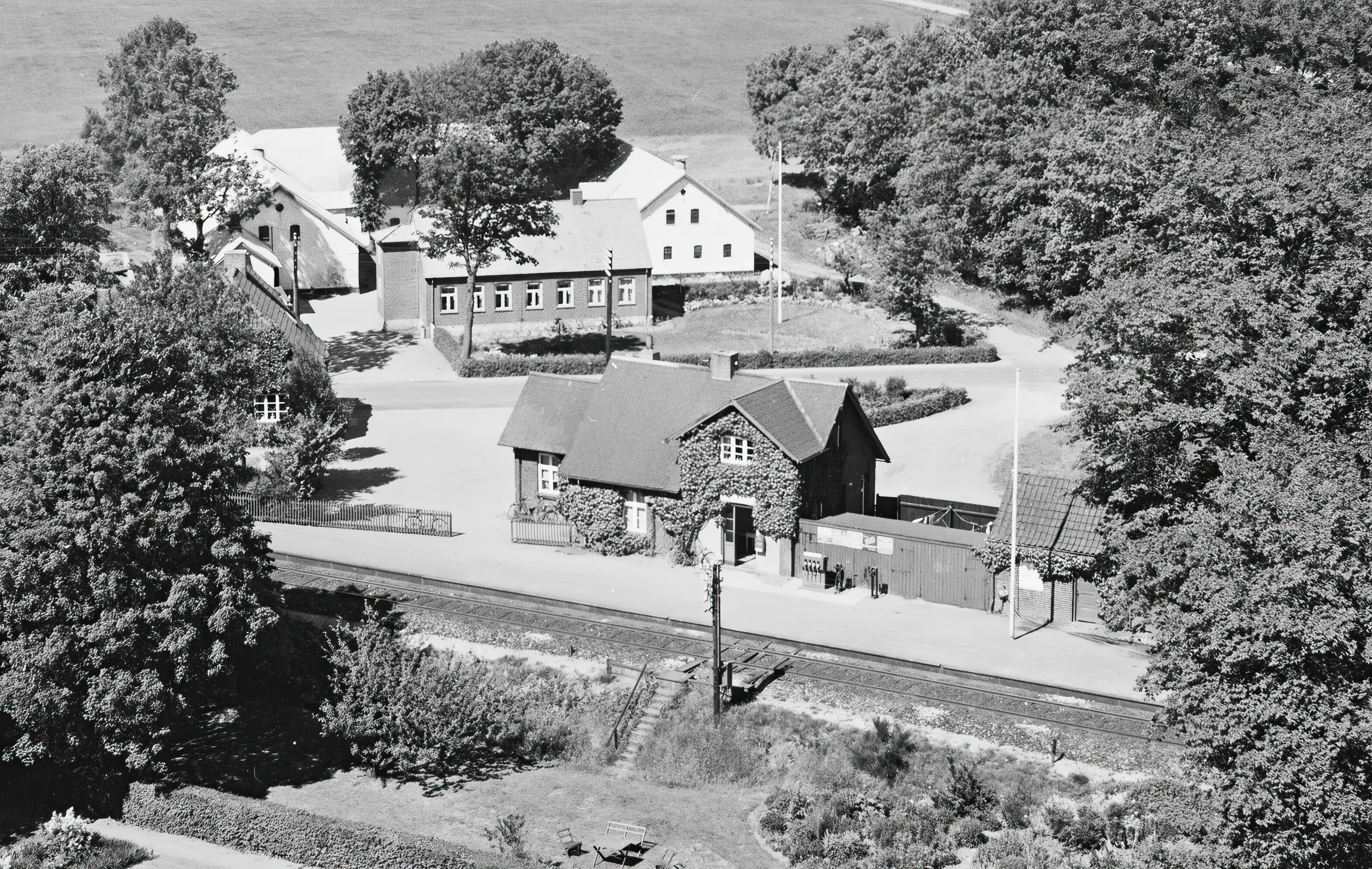 Billede af Mølvang Station.