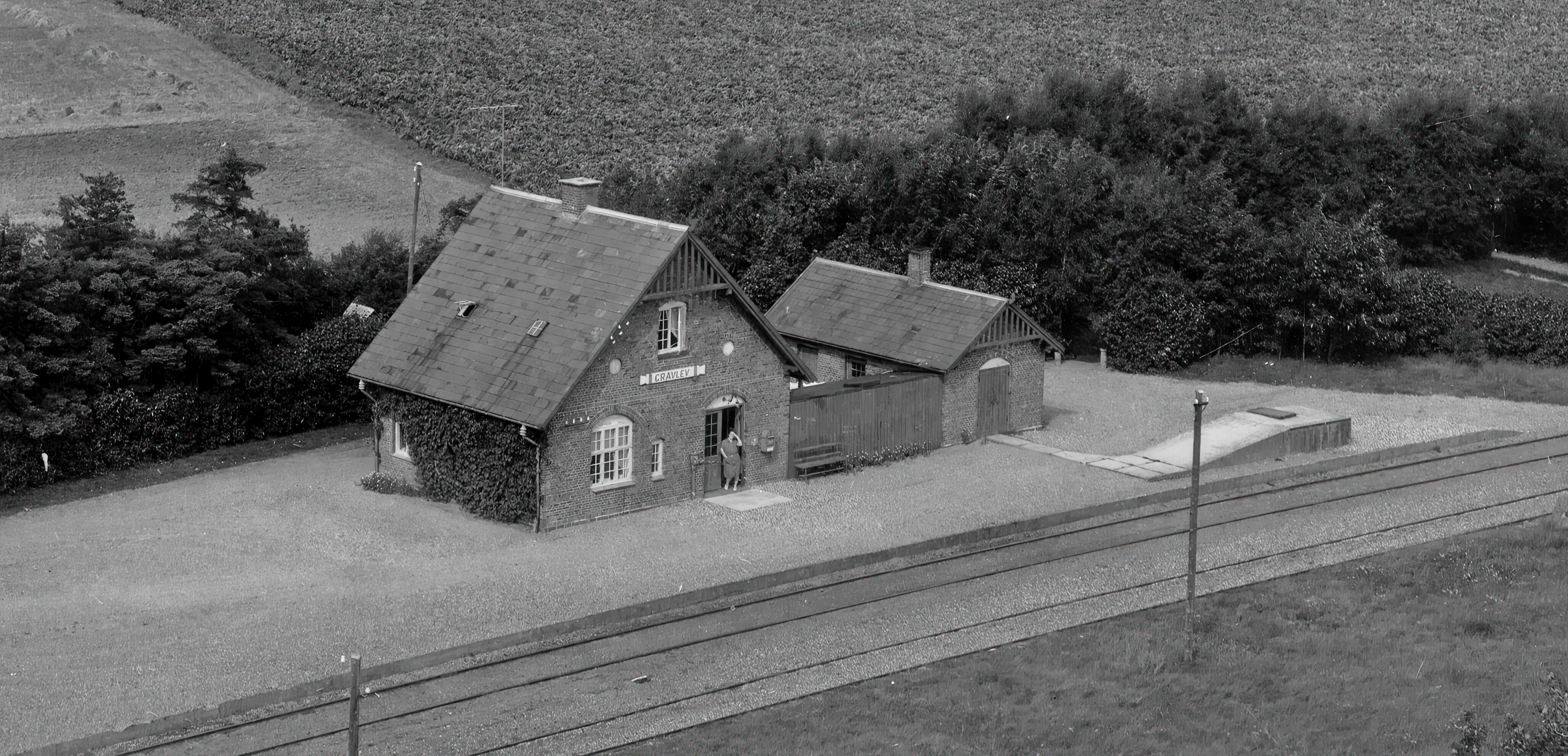 Billede af Gravlev Station.