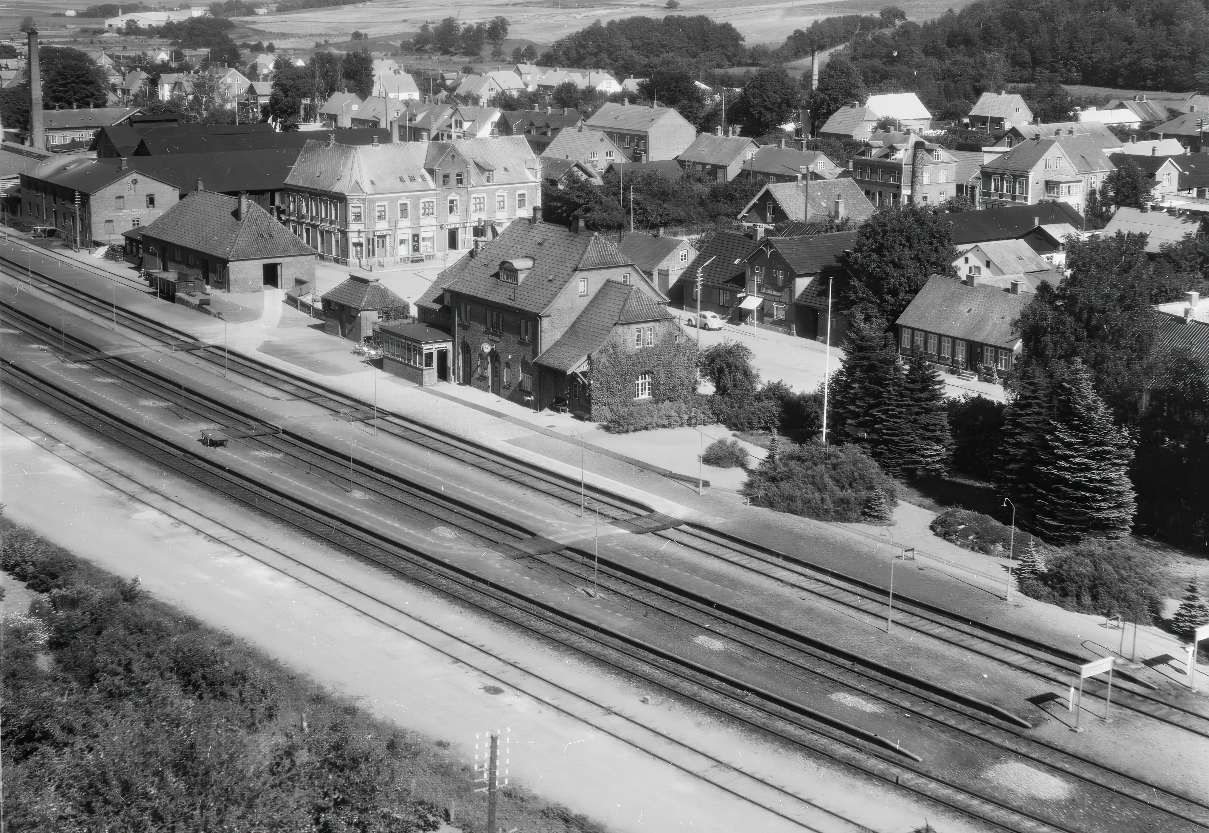 Billede af Hinnerup Station.