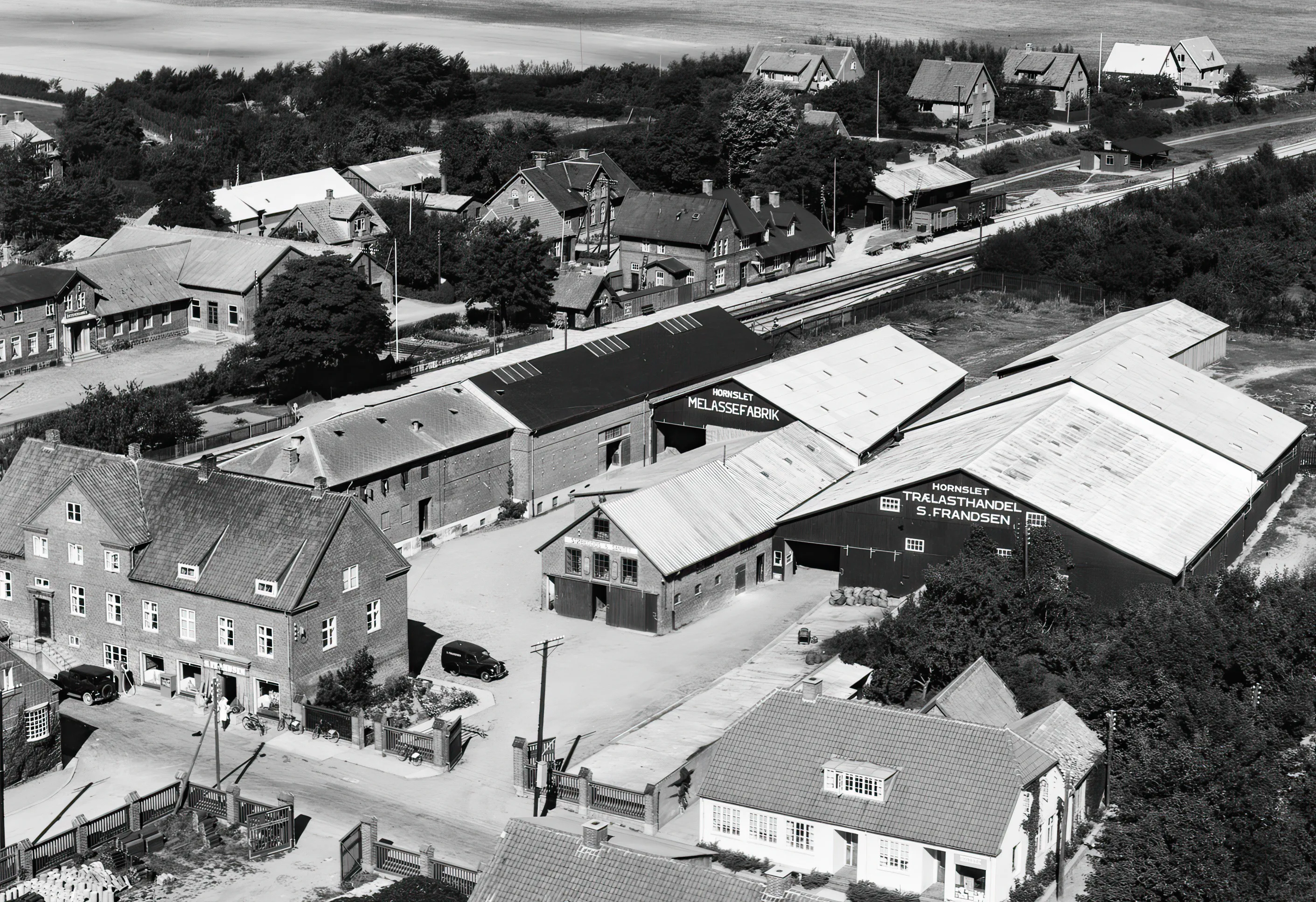 Billede af Hornslet Station.