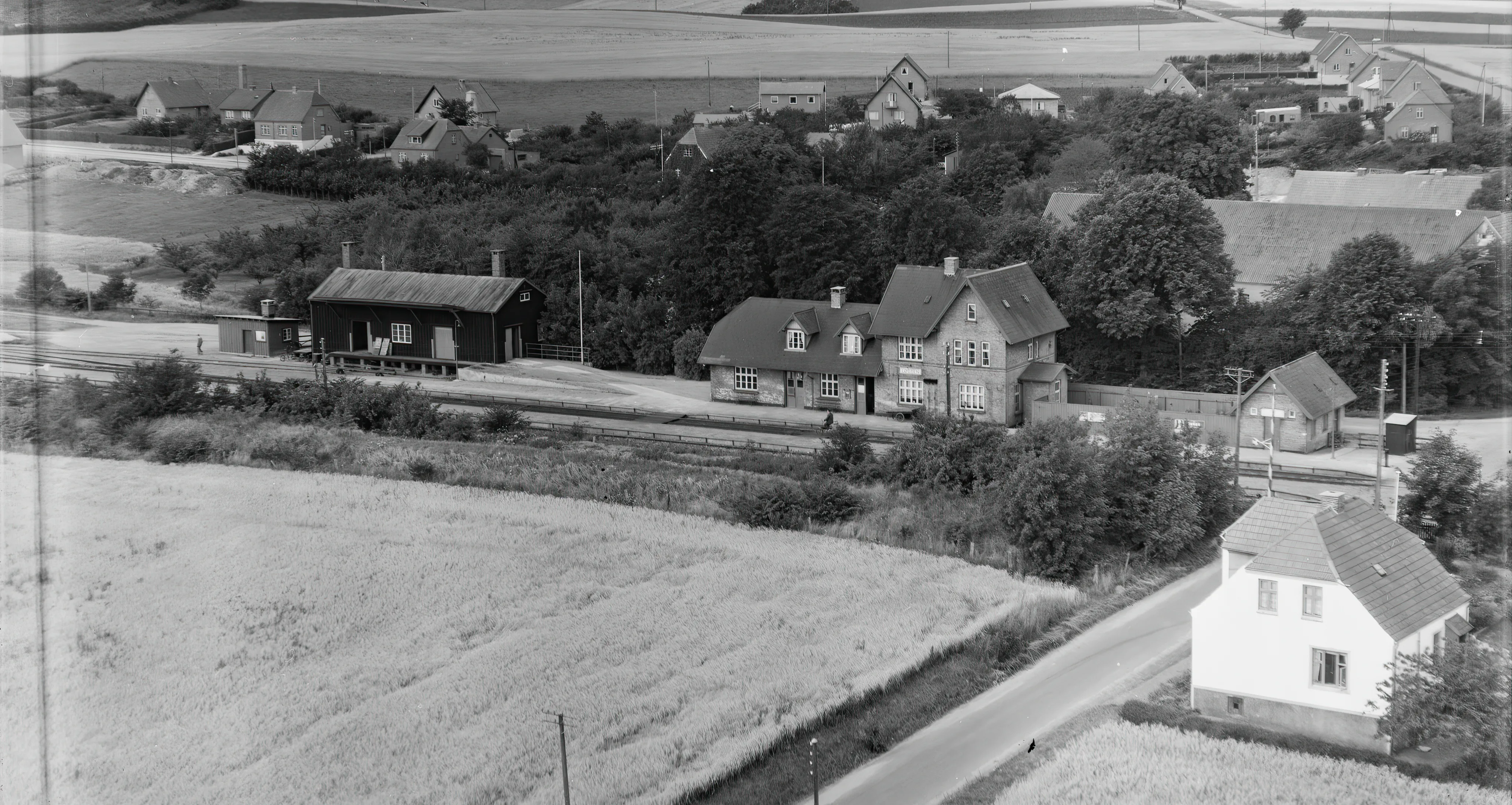 Billede af Løgten Station.