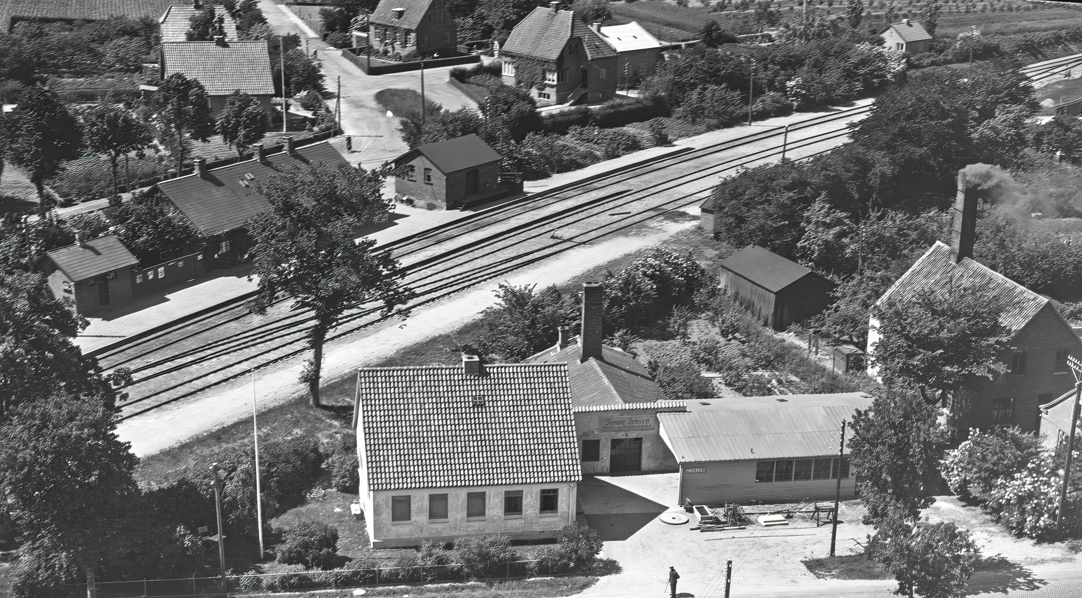 Billede af Tranbjerg Station. Billede af Tranbjerg Station.