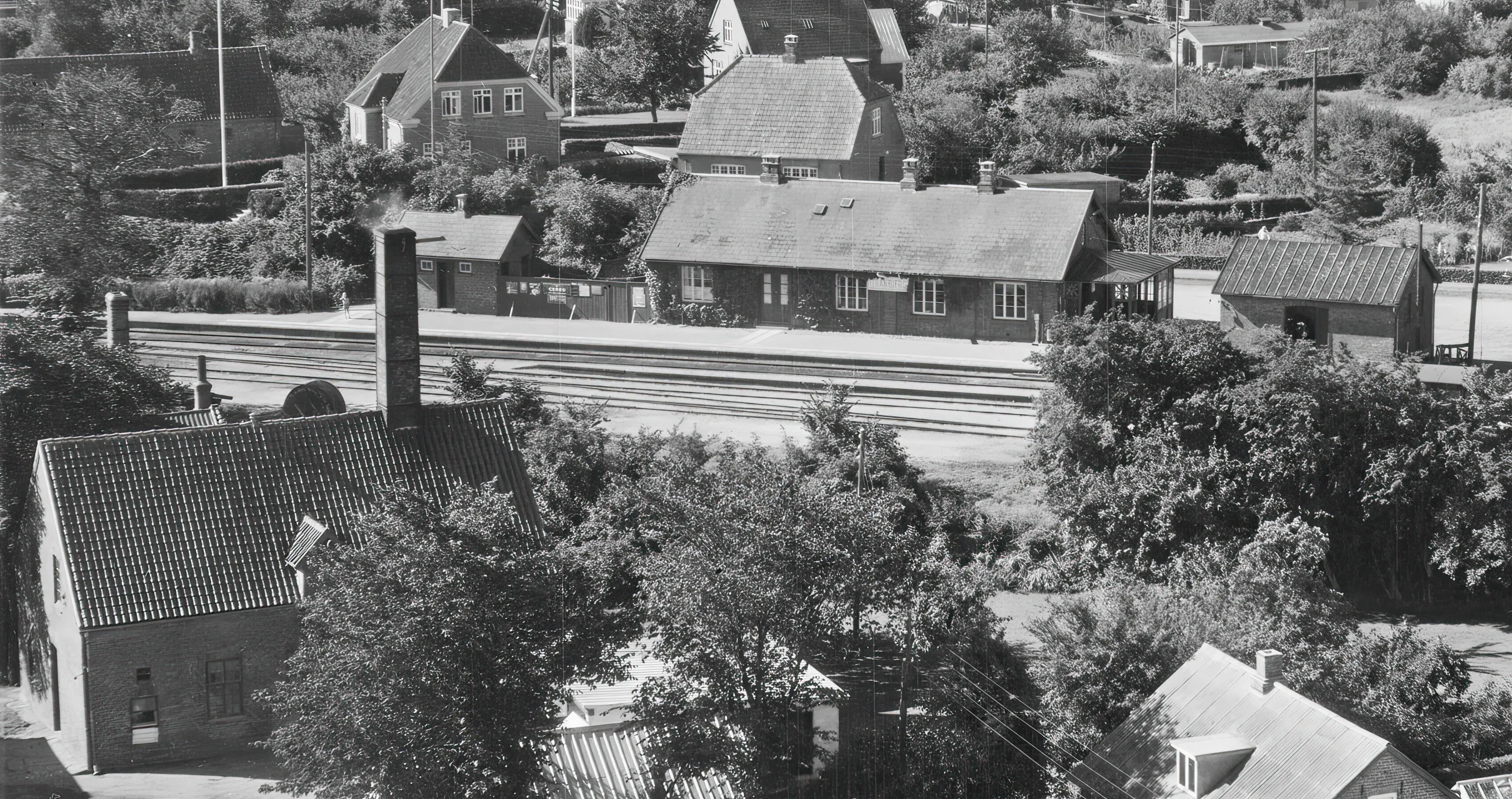 Billede af Tranbjerg Station. Billede af Tranbjerg Station.
