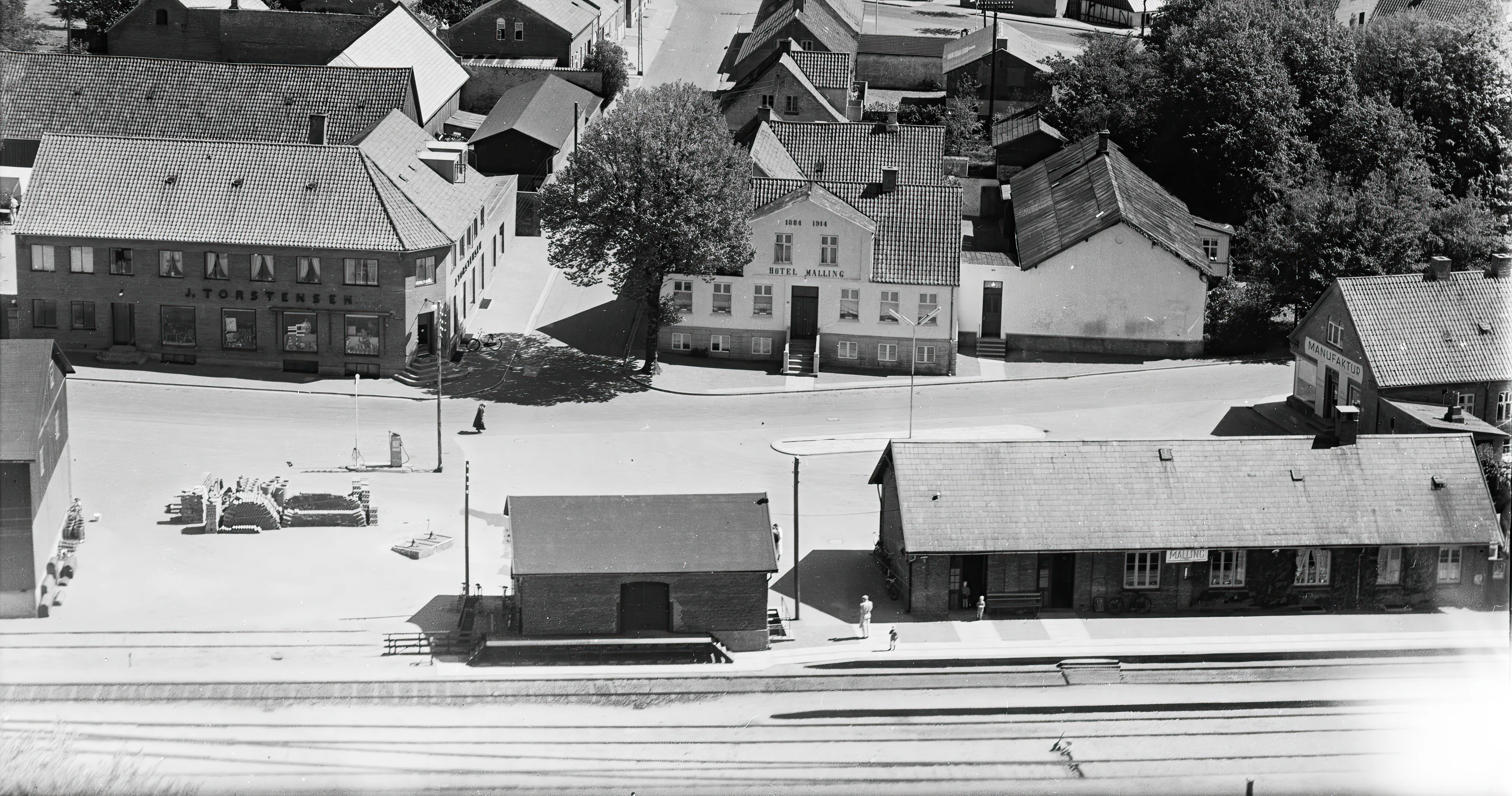 Billede af Malling Station.