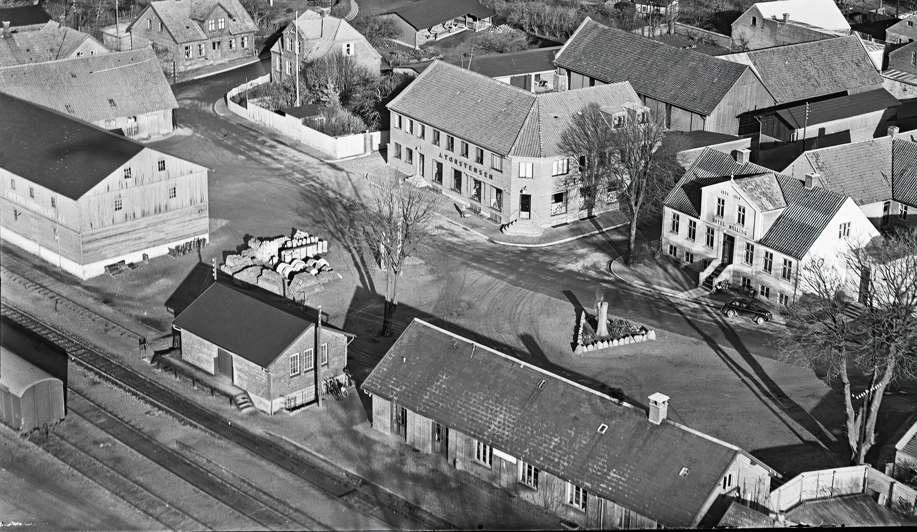 Billede af Malling Station.