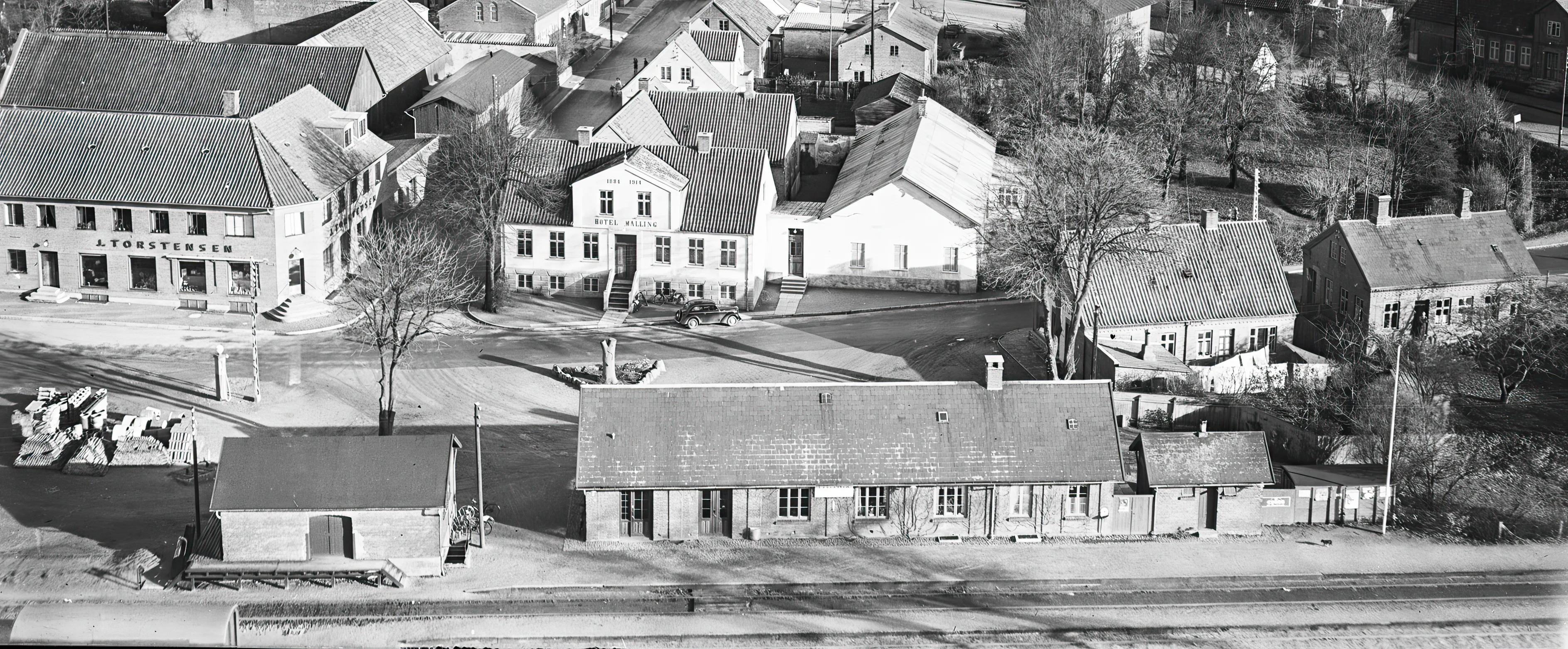 Billede af Malling Station.