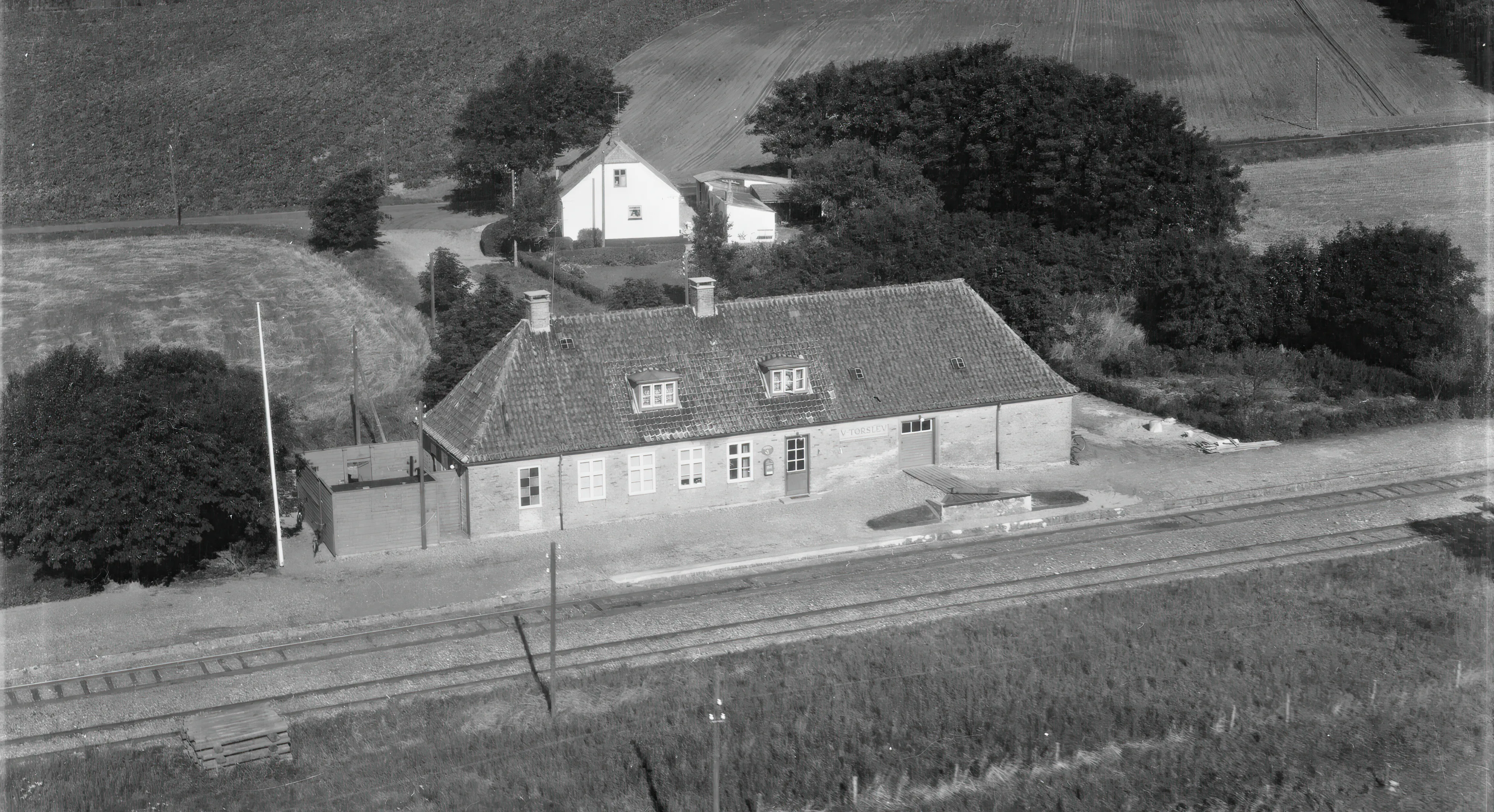 Billede af Vester Tørslev Station.